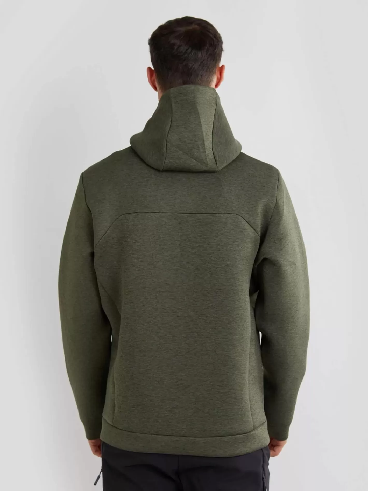 Softshell & Fleece^Fundango Hamal Tech Hoodie Oliv