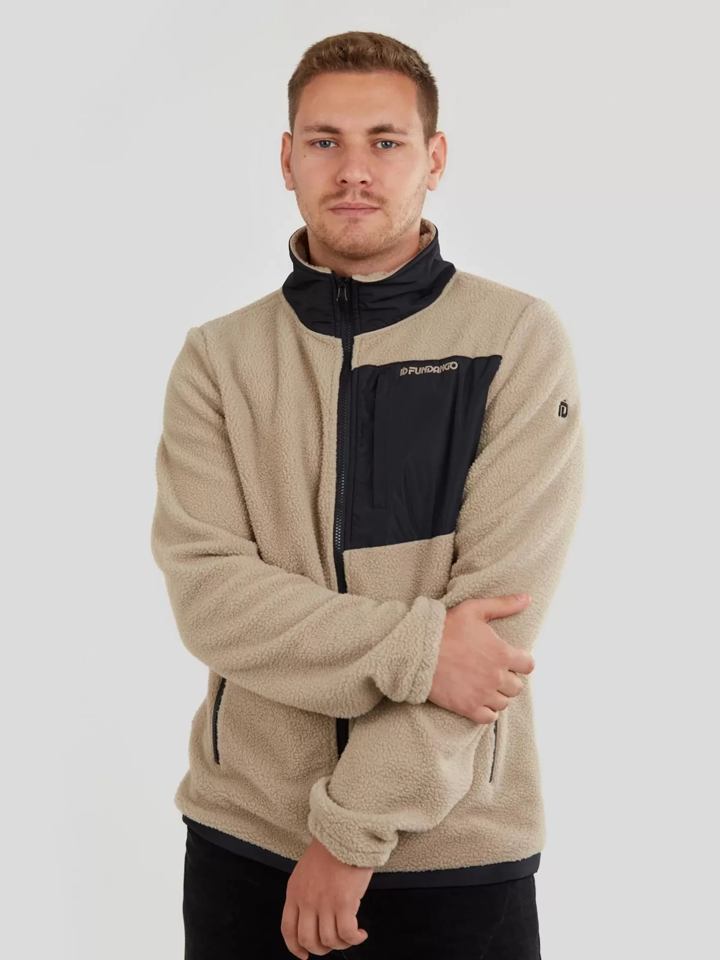 Softshell & Fleece^Fundango Haven Hybrid Jacket Sand