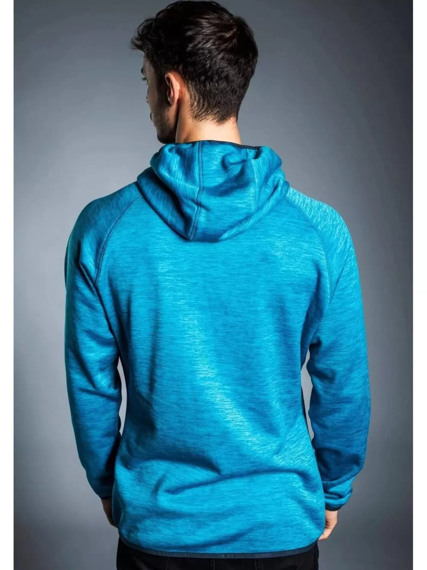 Softshell & Fleece^Fundango Hermon Hooded Fleece Blue