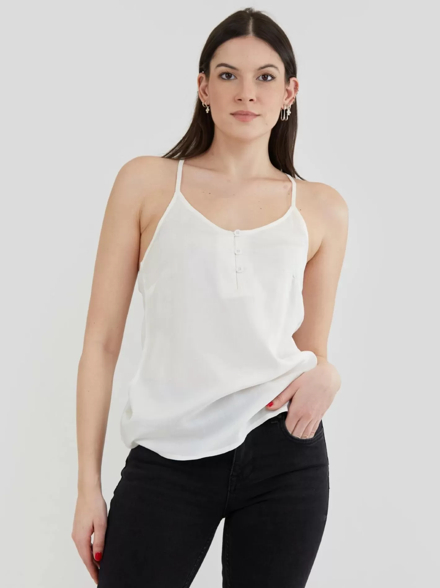 T-Shirt^Fundango Indi Top White