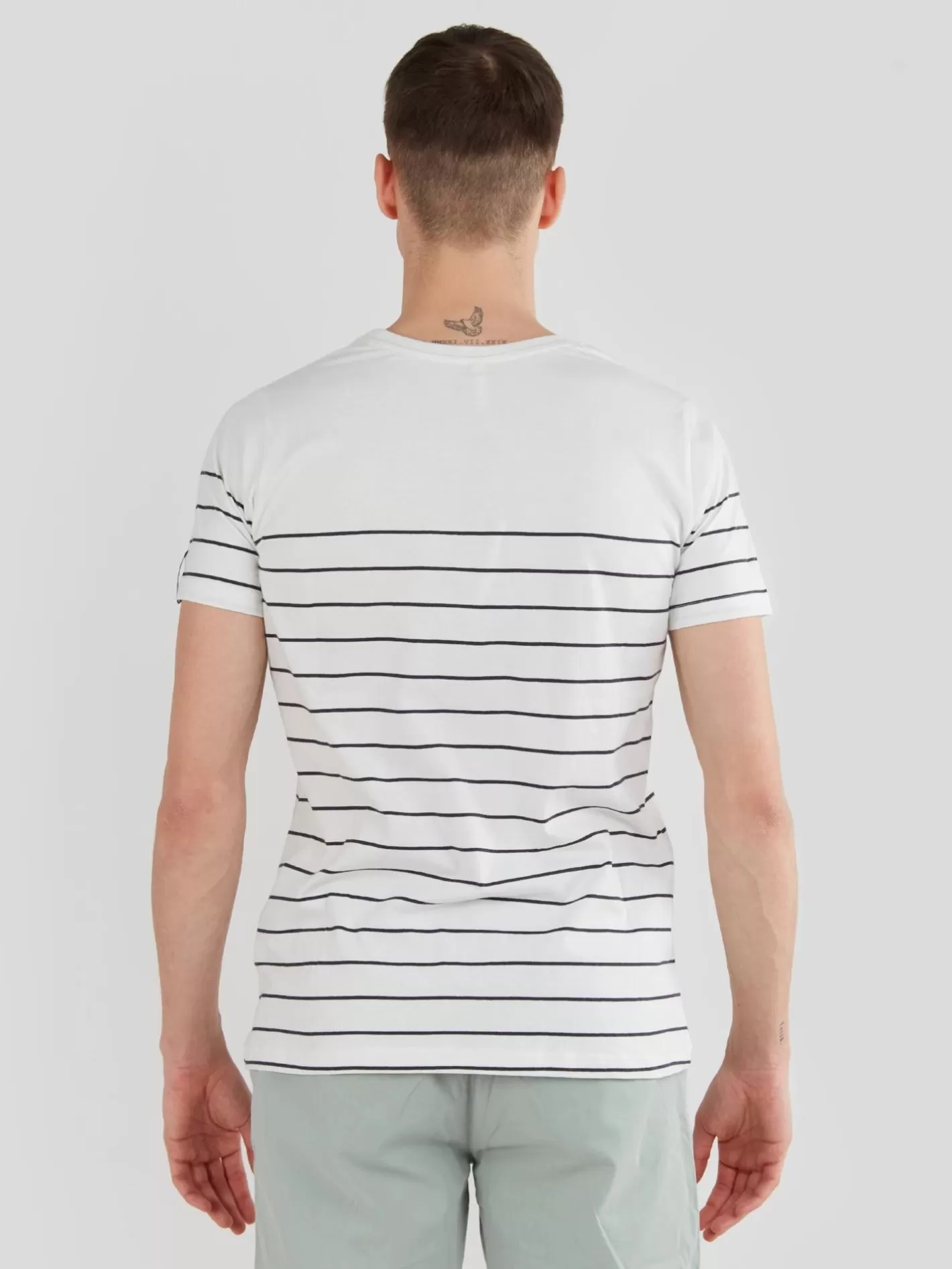 T-Shirt^Fundango Jaggy Pocket T-Shirt White