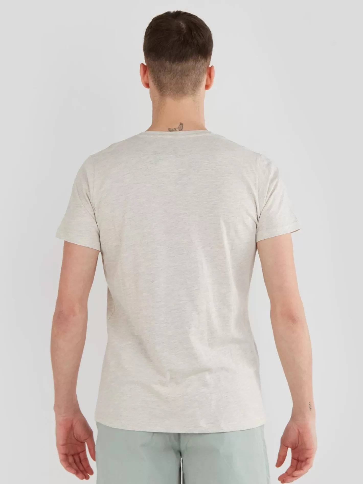 T-Shirt^Fundango Jaggy Structured T-Shirt Sand
