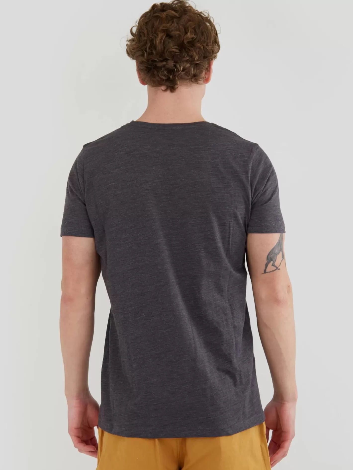T-Shirt^Fundango Jaggy Structured T-Shirt Black