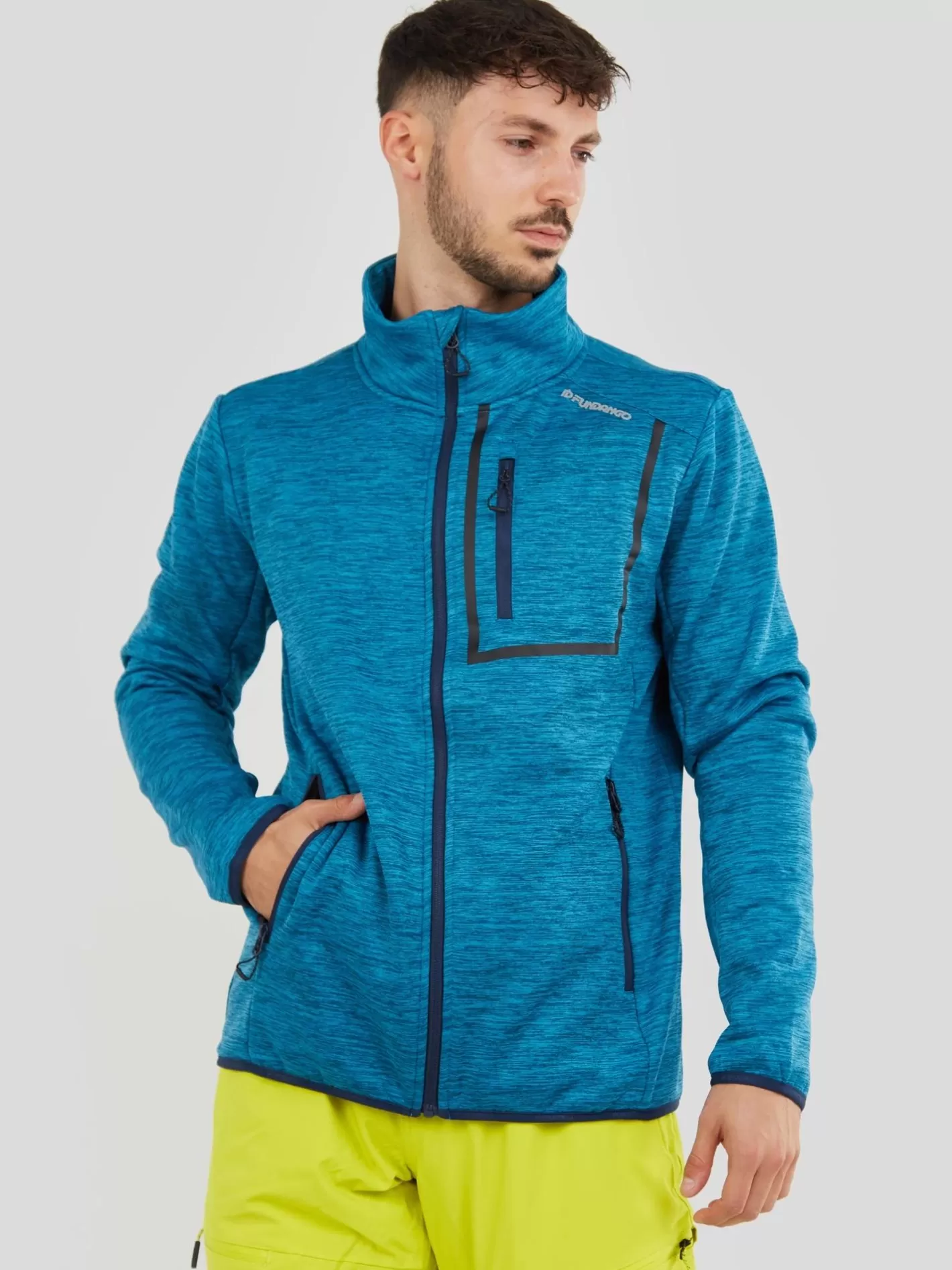 Softshell & Fleece^Fundango Jefferson Fleece Jacket Blue