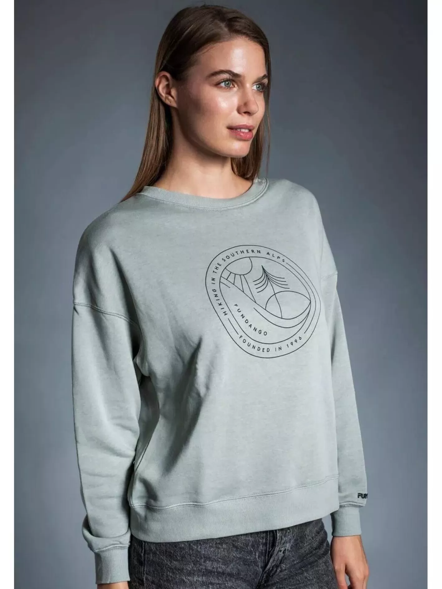 Sweatshirt^Fundango Lynn Pullover Oliv
