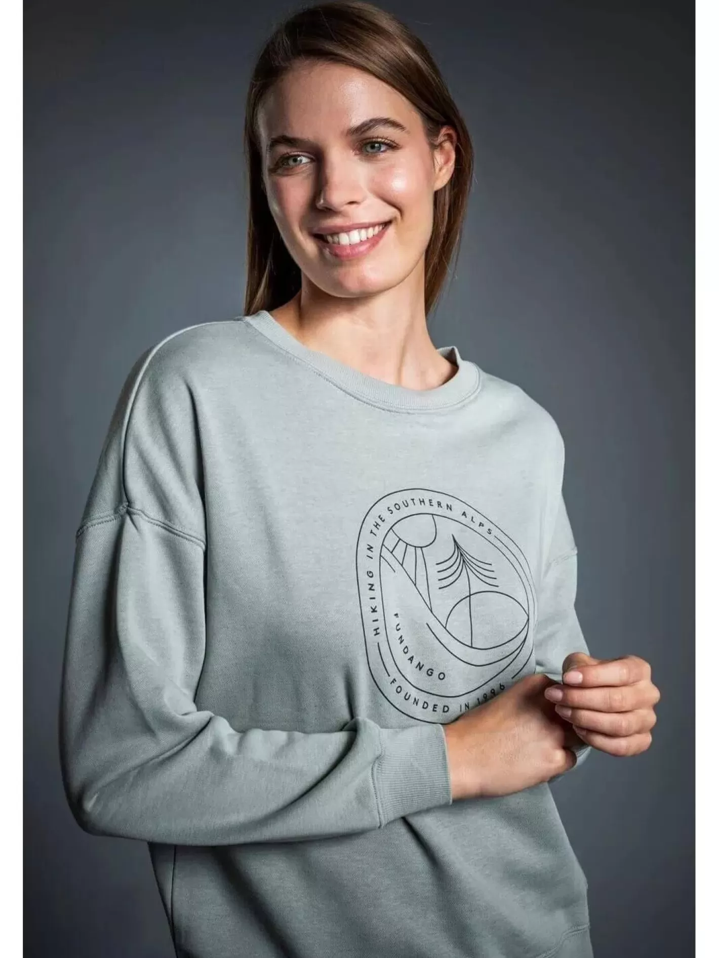 Sweatshirt^Fundango Lynn Pullover Oliv