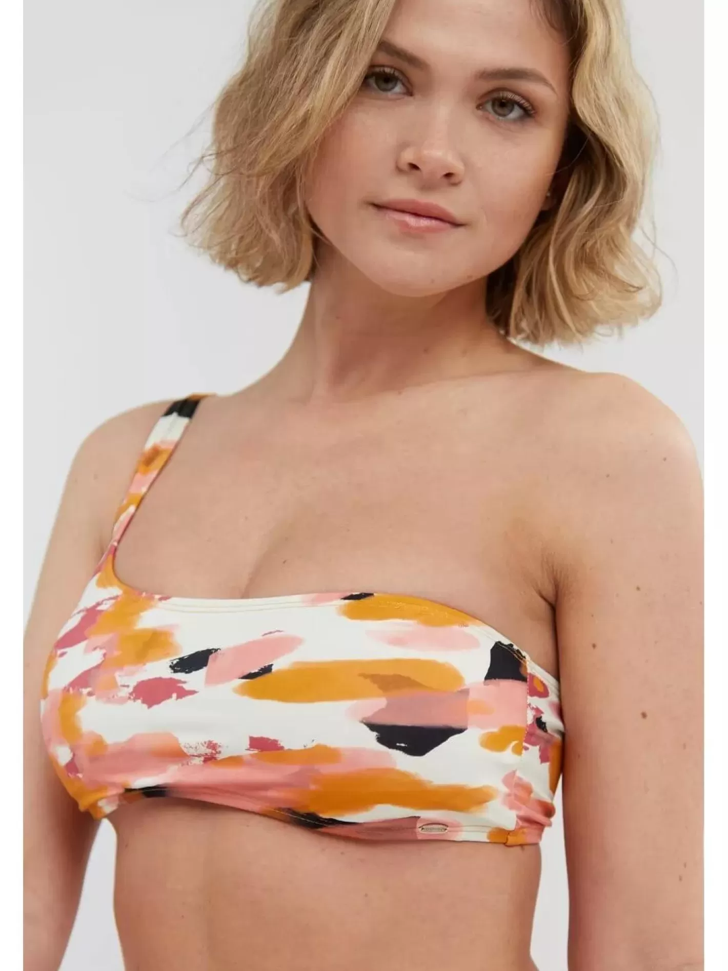 Bikinis^Fundango Madison One Shoulder Top Pink