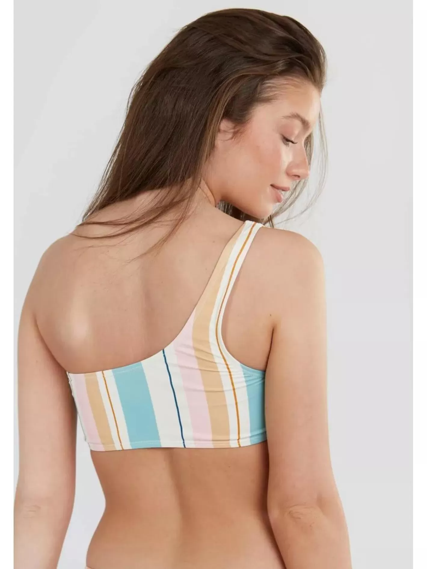 Bikinis^Fundango Madison One Shoulder Top White