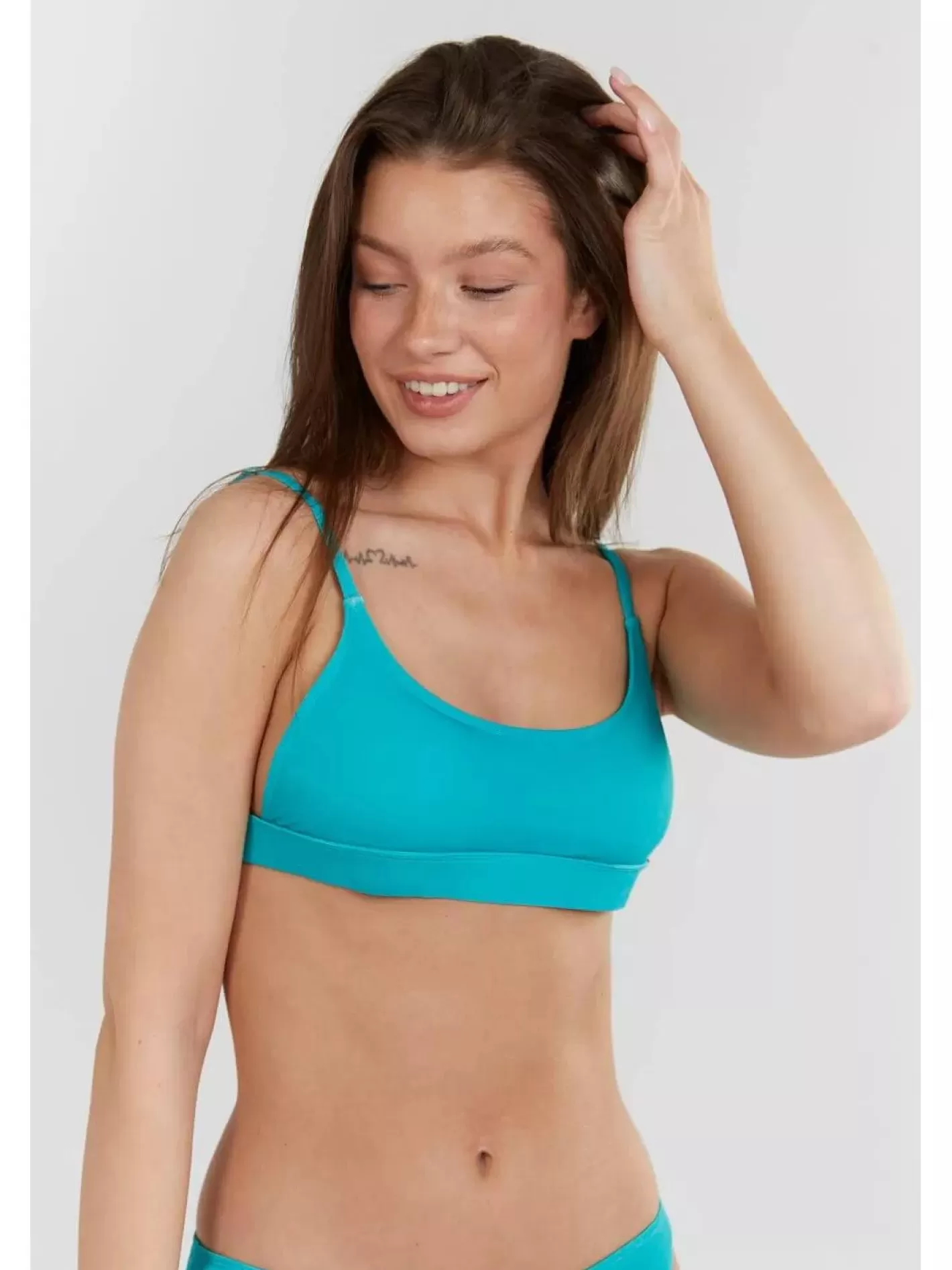 Bikinis^Fundango Moana Bralette Top Green