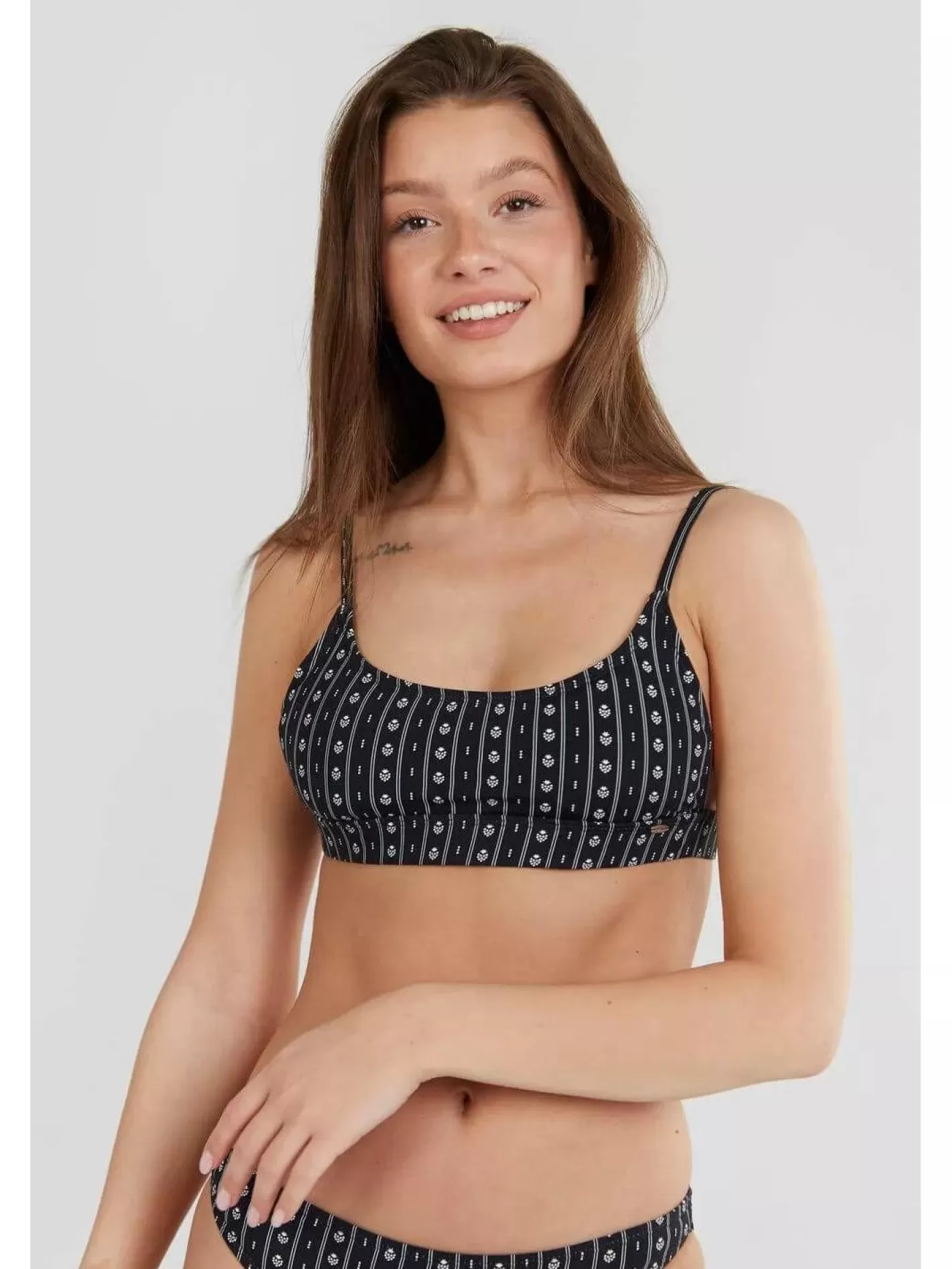 Bikinis^Fundango Moana Bralette Top Black