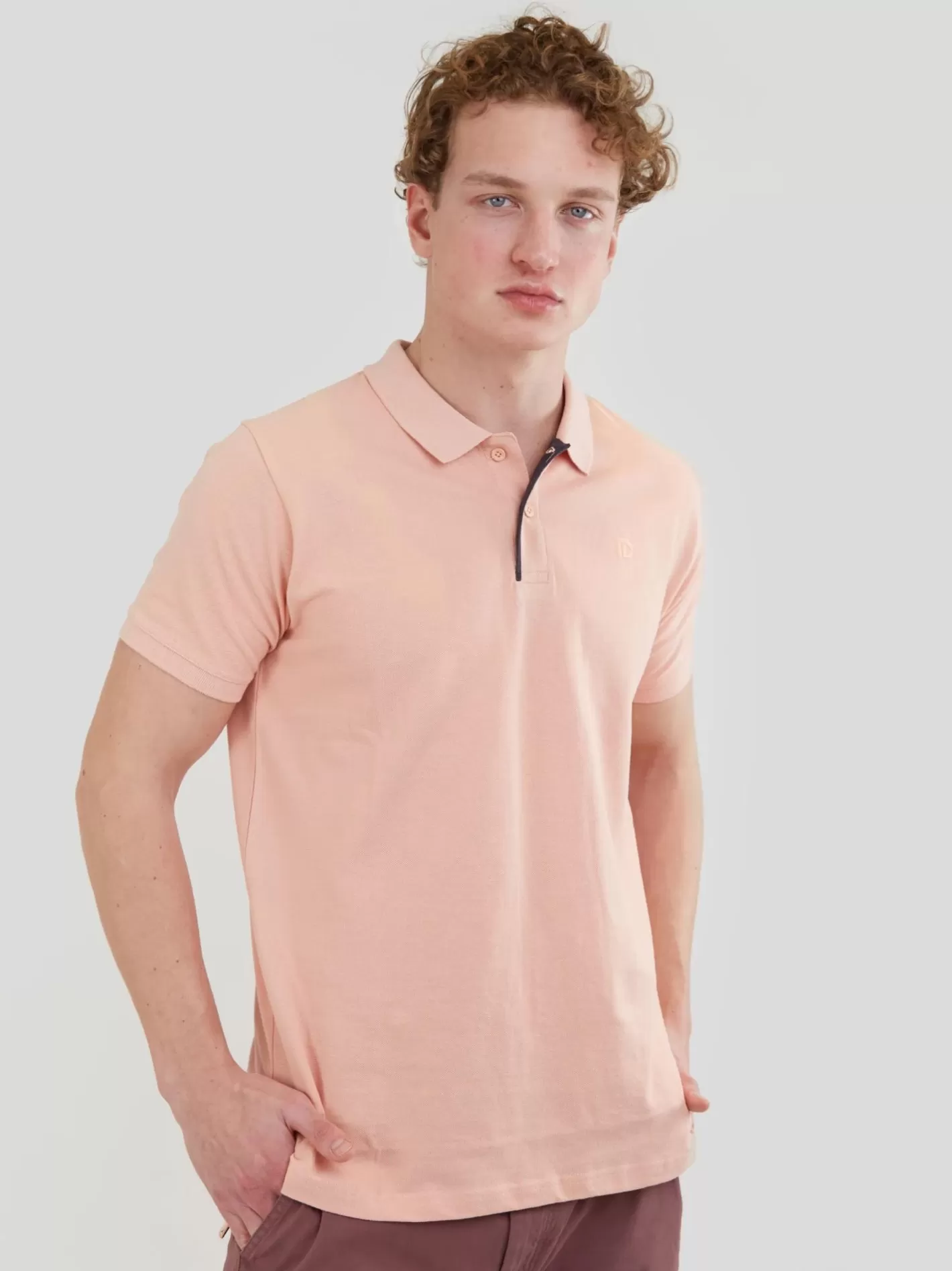 Polo Shirt^Fundango Molton Poloshirt Pink