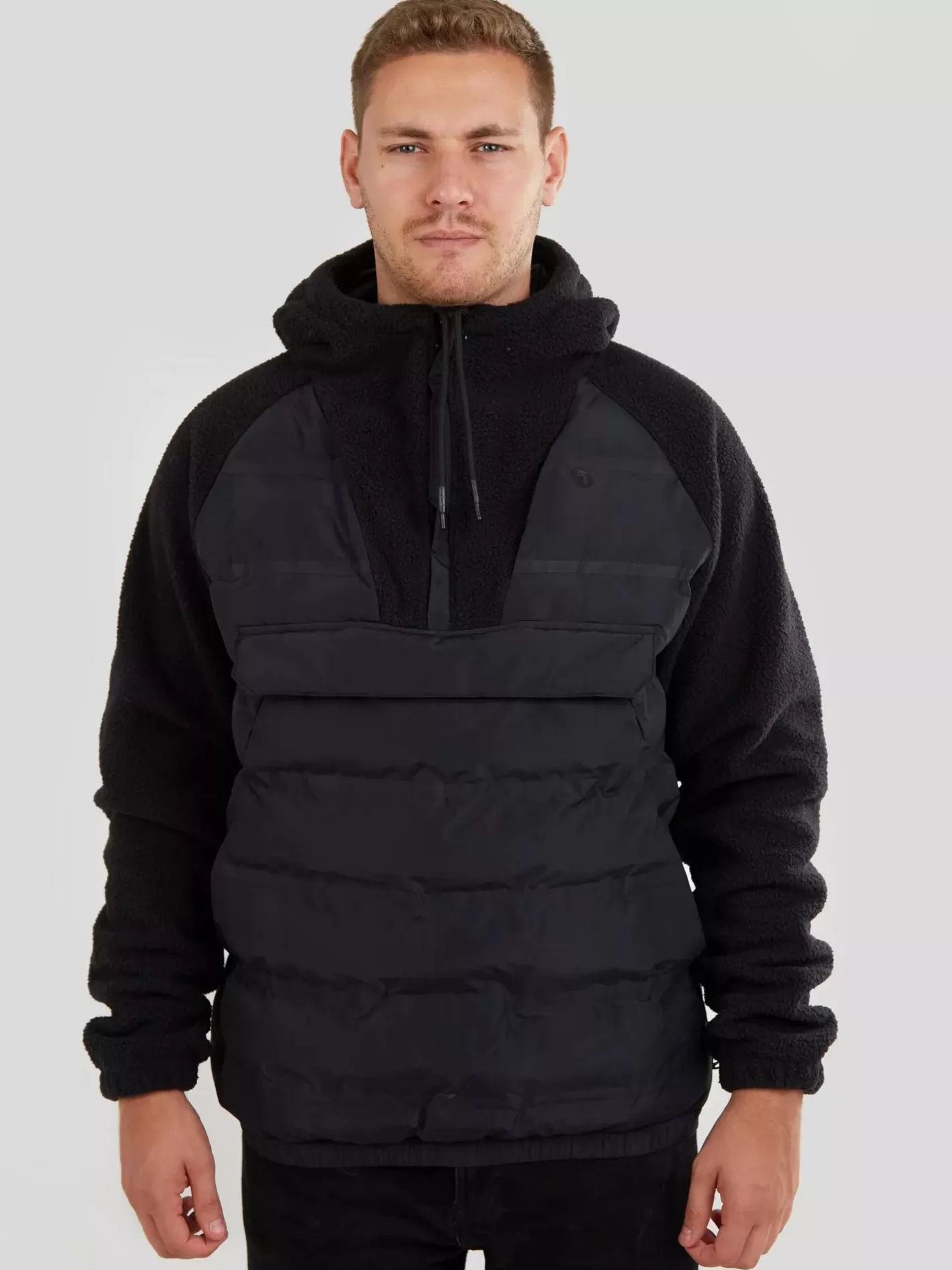 Softshell & Fleece^Fundango Mongrel Hybrid Jacket Black
