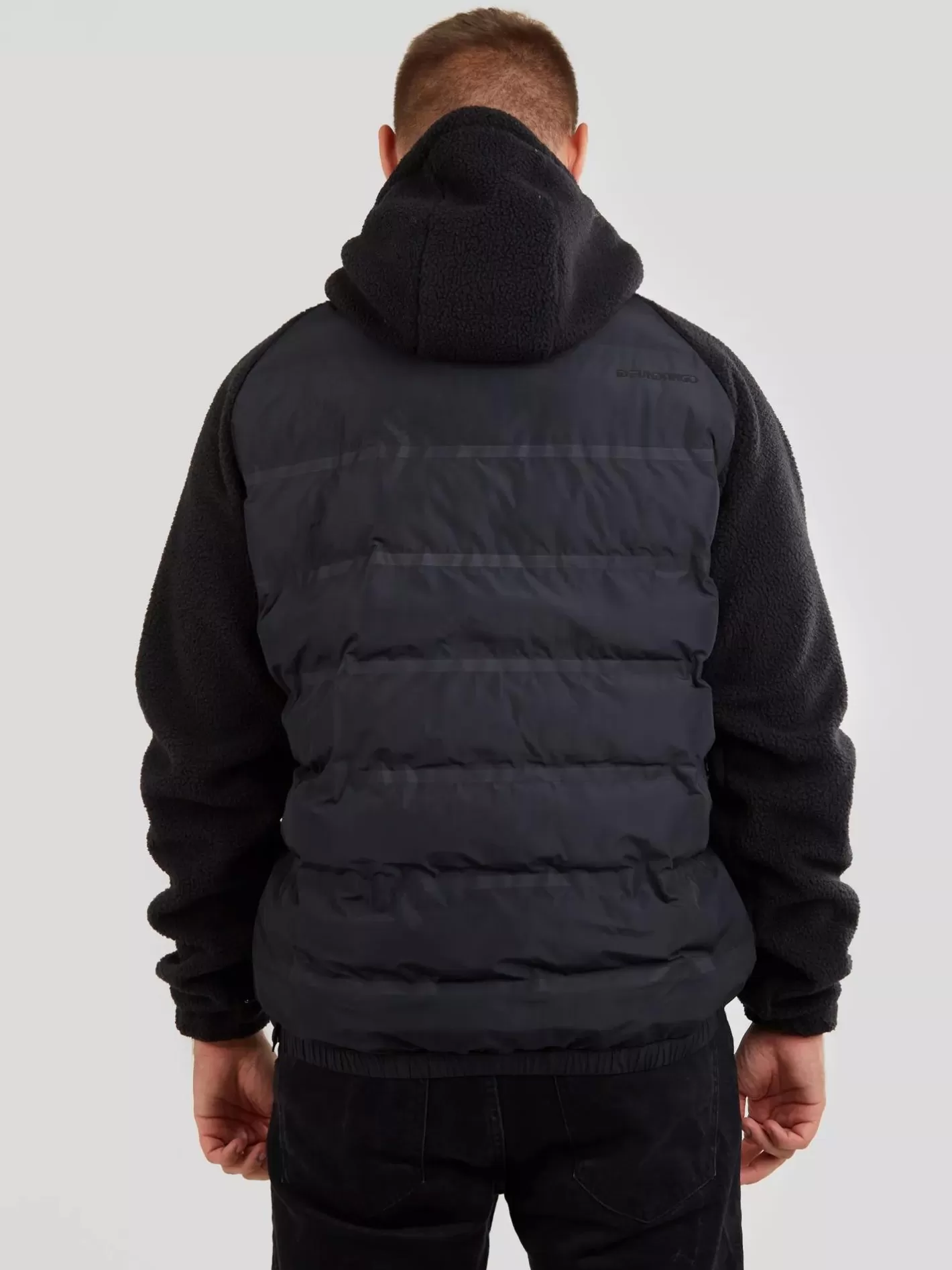 Softshell & Fleece^Fundango Mongrel Hybrid Jacket Black