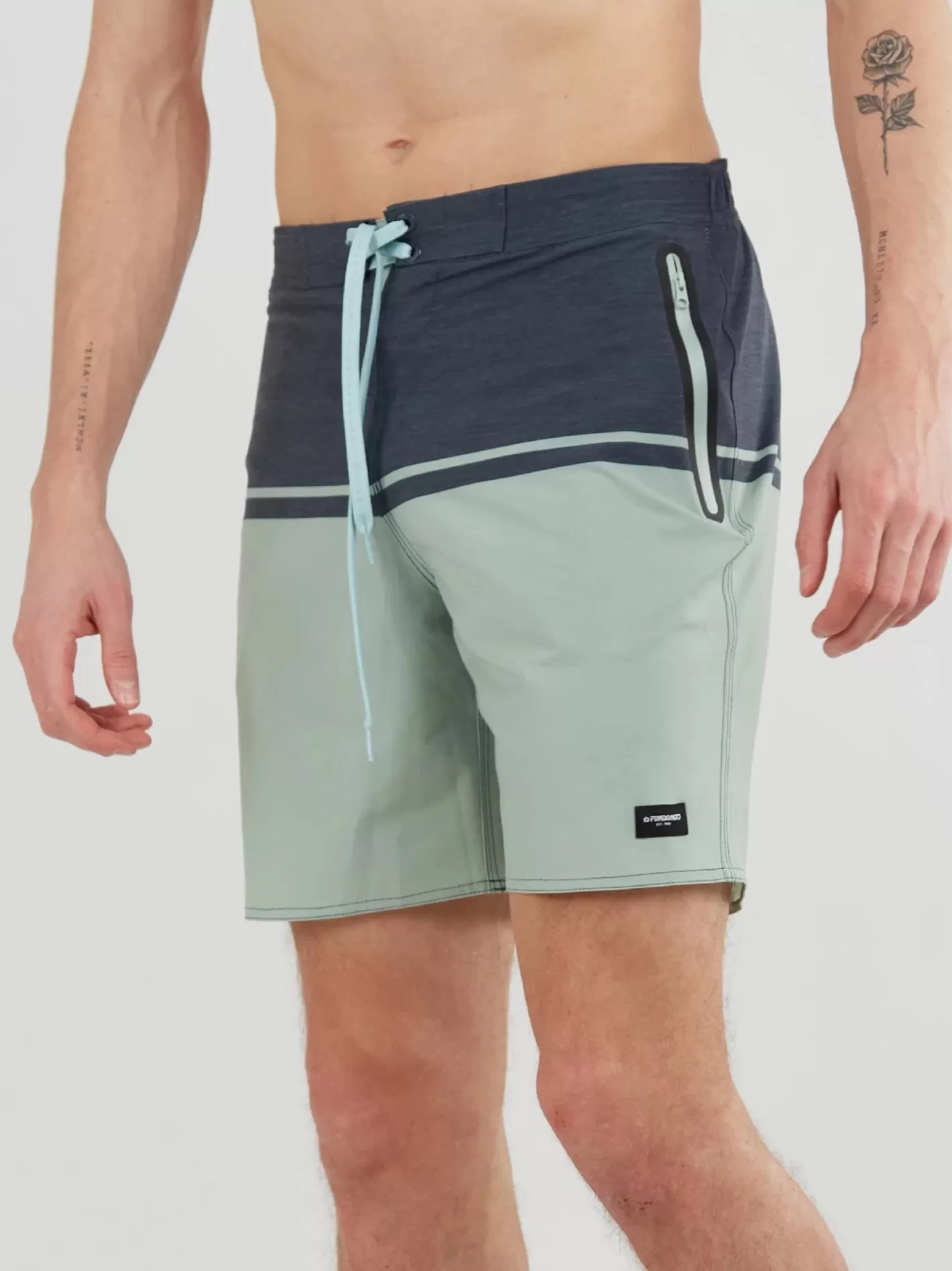 Beach Shorts^Fundango Morris Boardshort Green