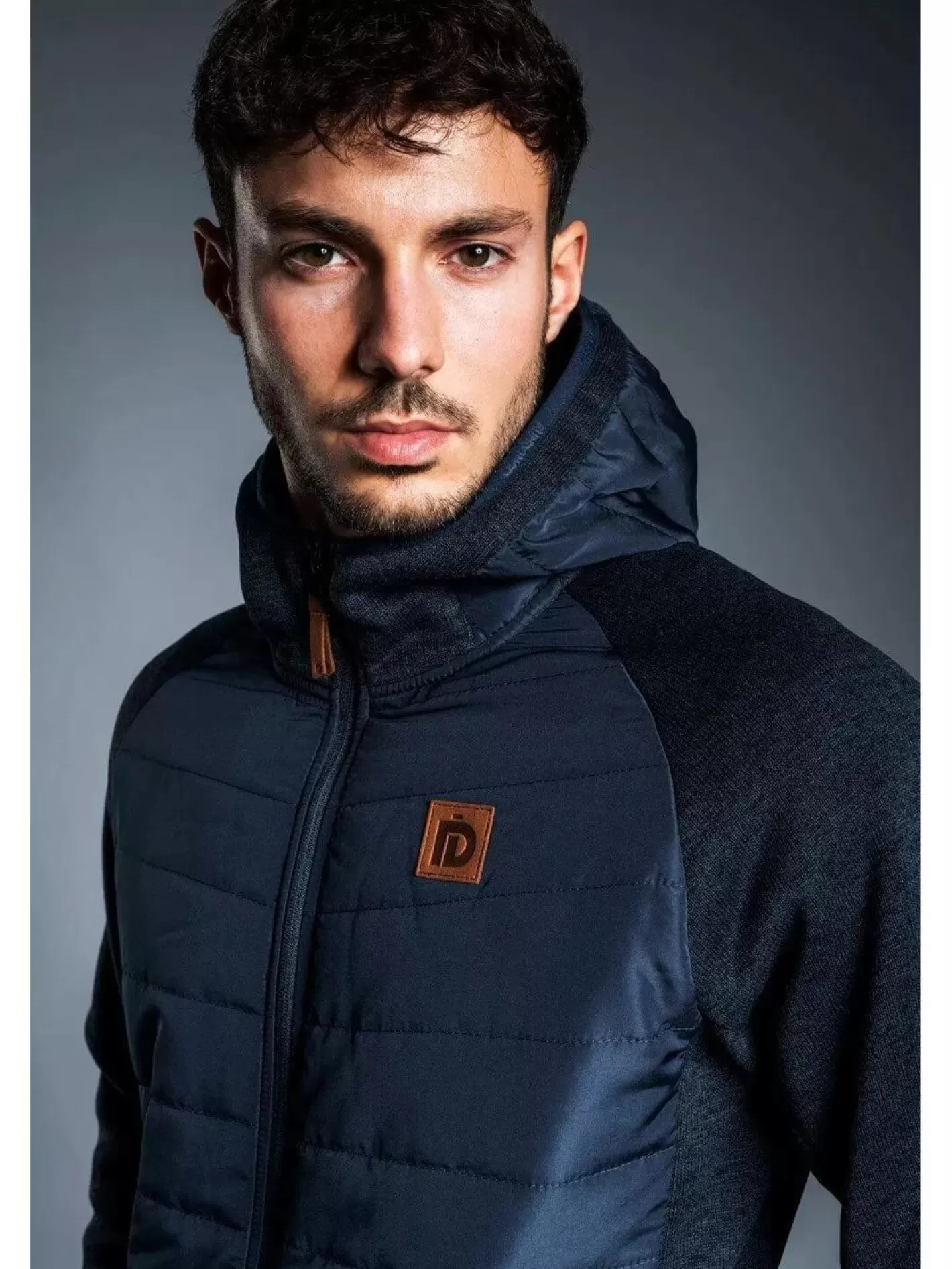 Softshell & Fleece^Fundango Obsidian Hybrid Jacket Dark Blue