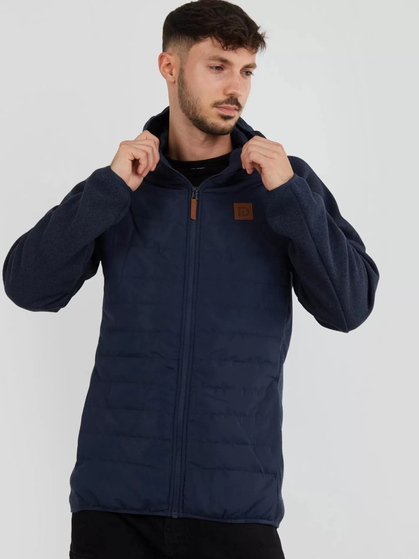 Softshell & Fleece^Fundango Obsidian Hybrid Jacket Blue