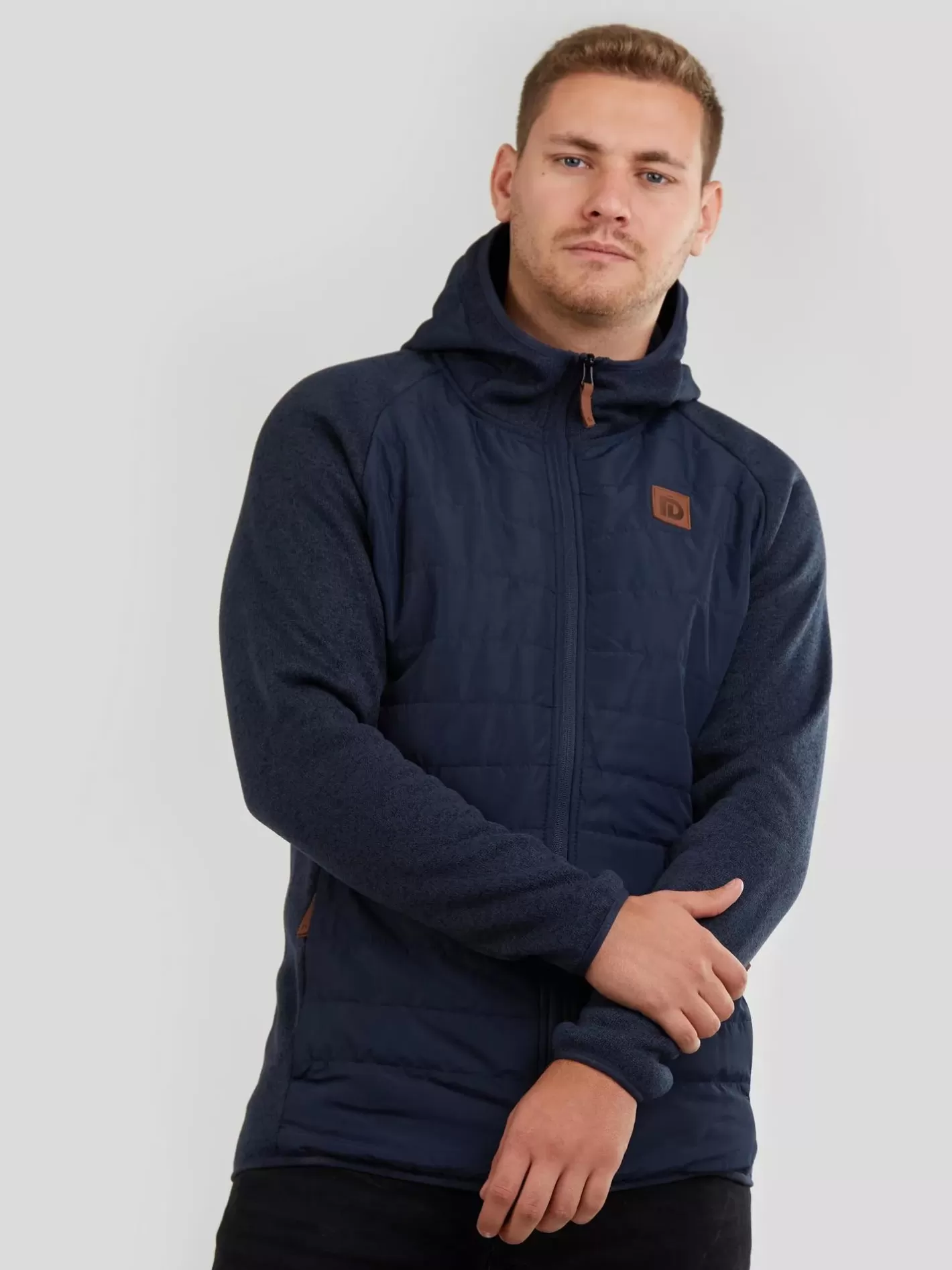 Softshell & Fleece^Fundango Obsidian Hybrid Jacket Blue