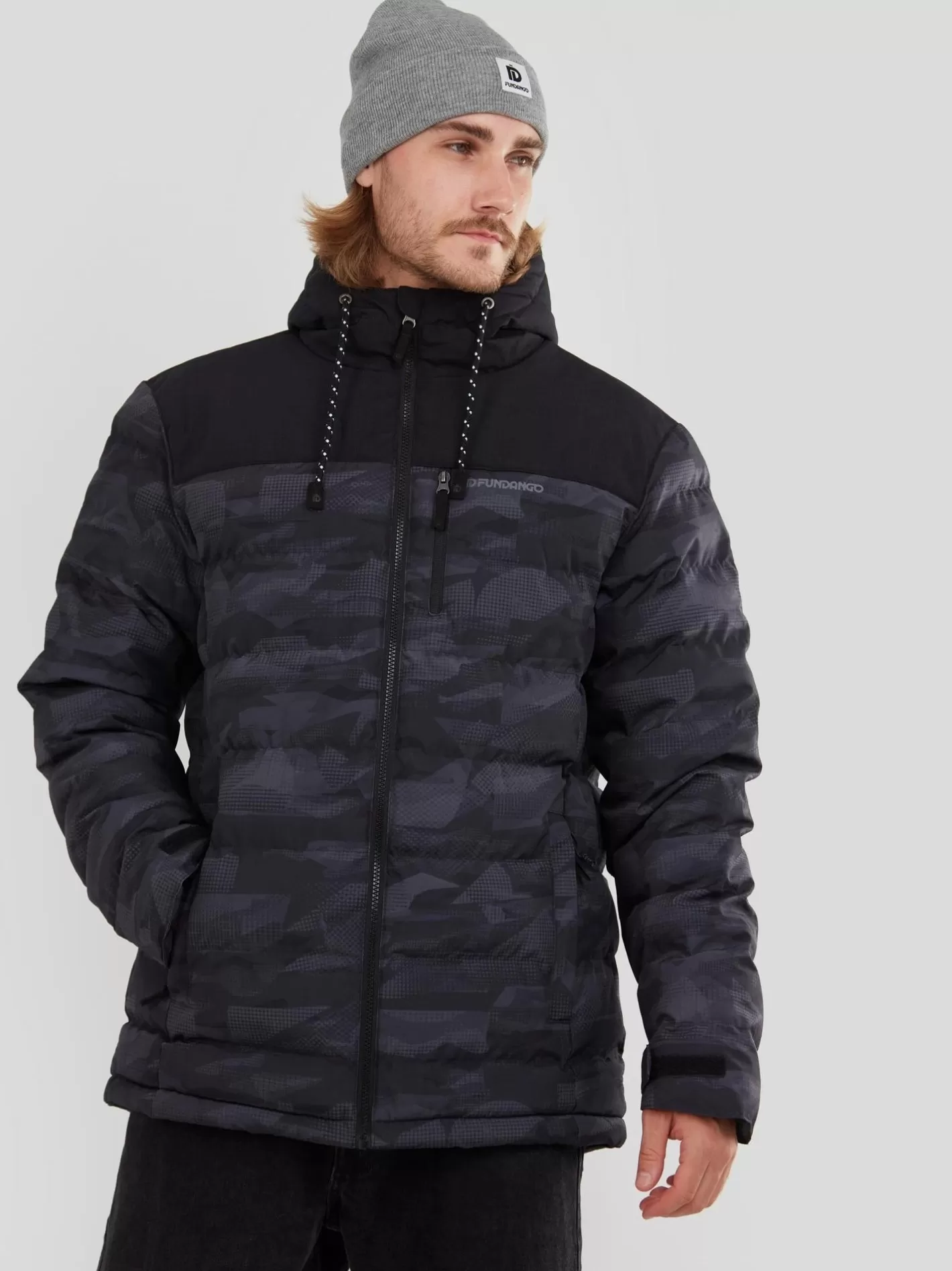 Casual Jacket^Fundango Passat Padded Jacket Grey