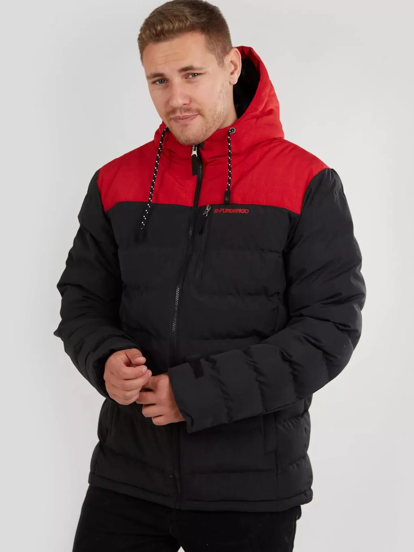 Casual Jacket^Fundango Passat Padded Jacket Grey