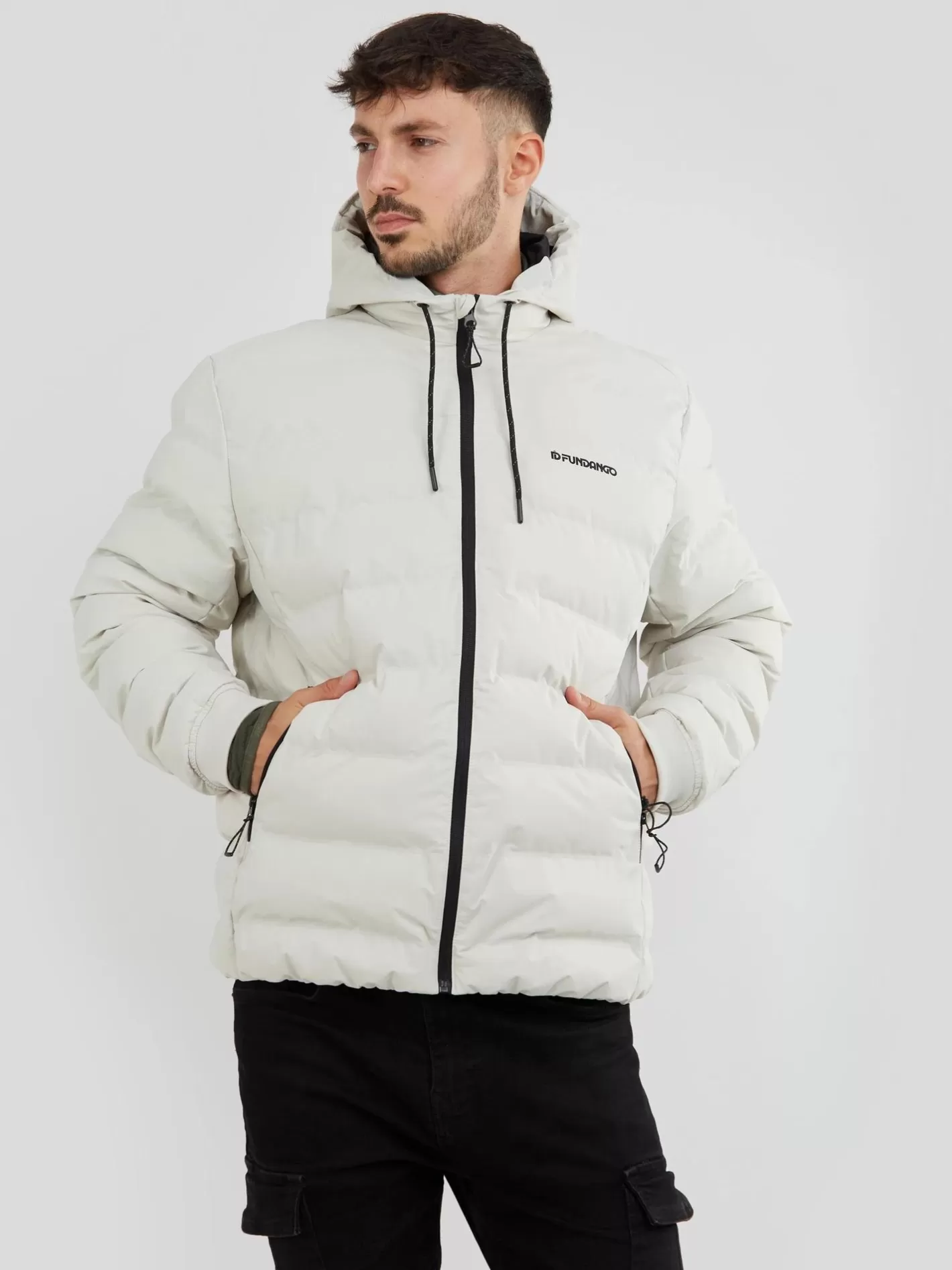 Casual Jacket^Fundango Patriot Padded Jacket Sand