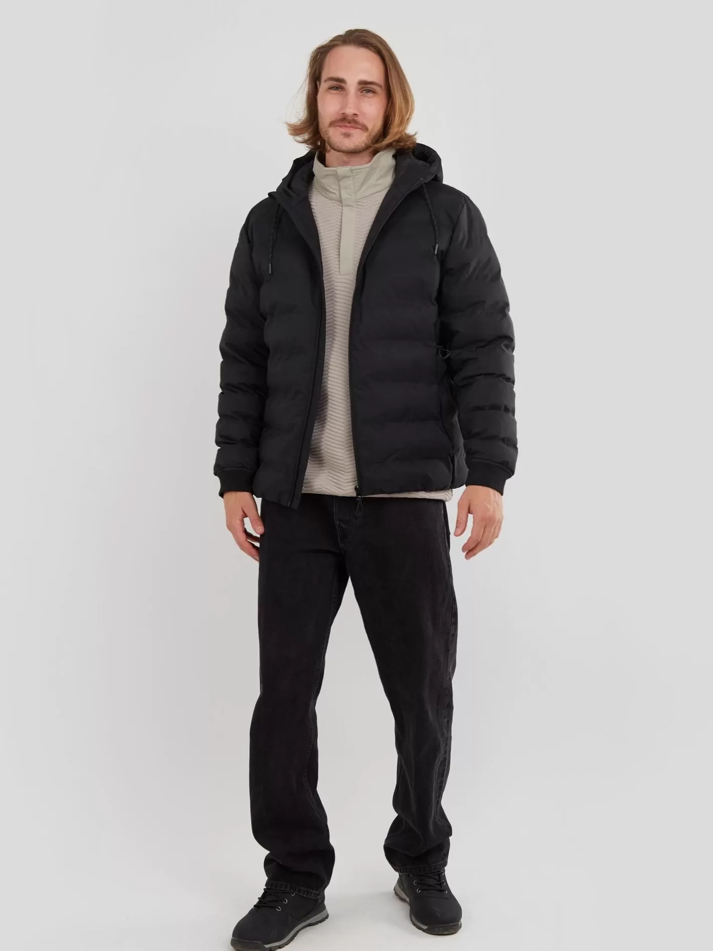 Casual Jacket^Fundango Patriot Padded Jacket Black