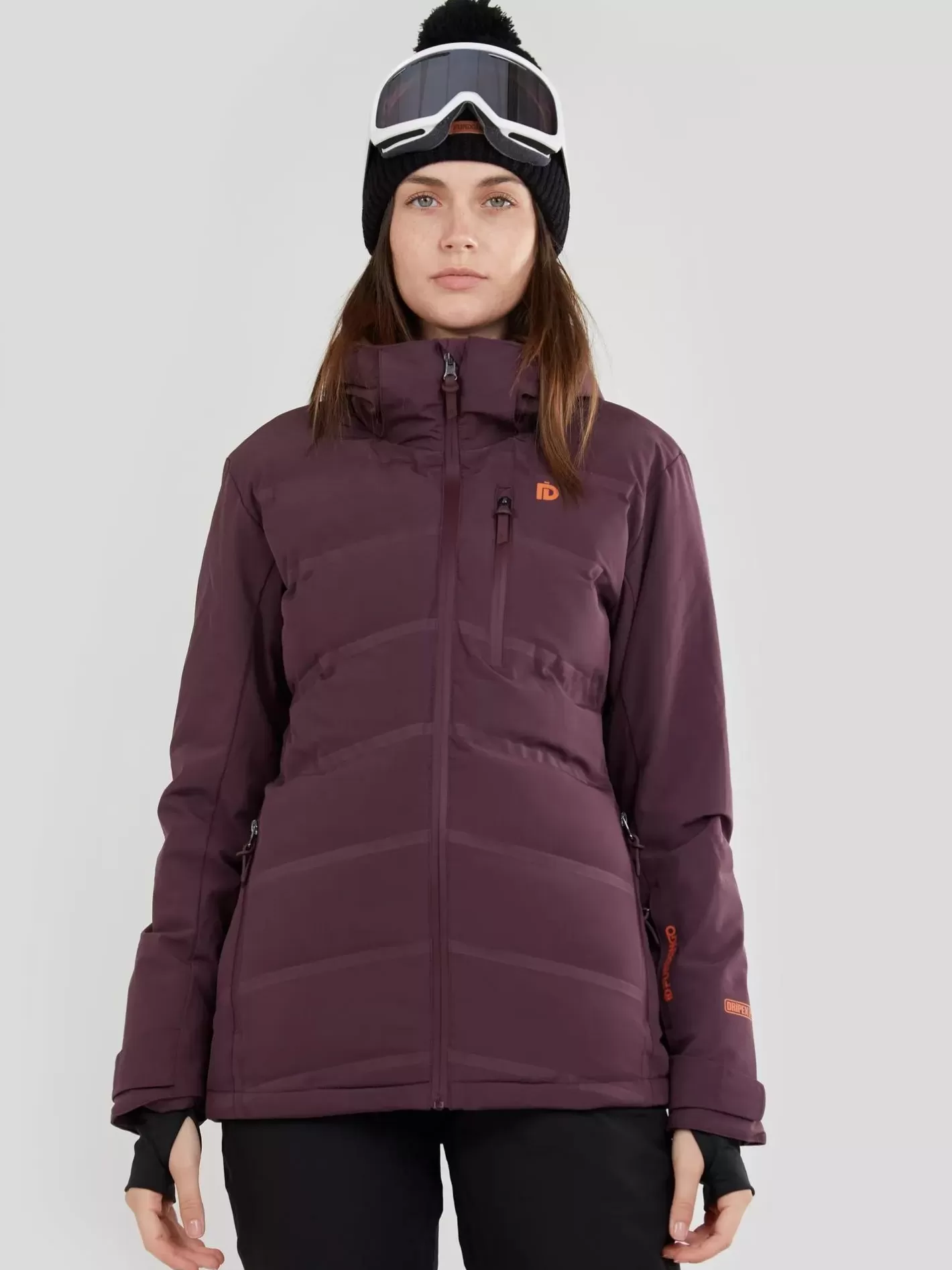 Ski Jacket^Fundango Pumila Padded Jacket Purple