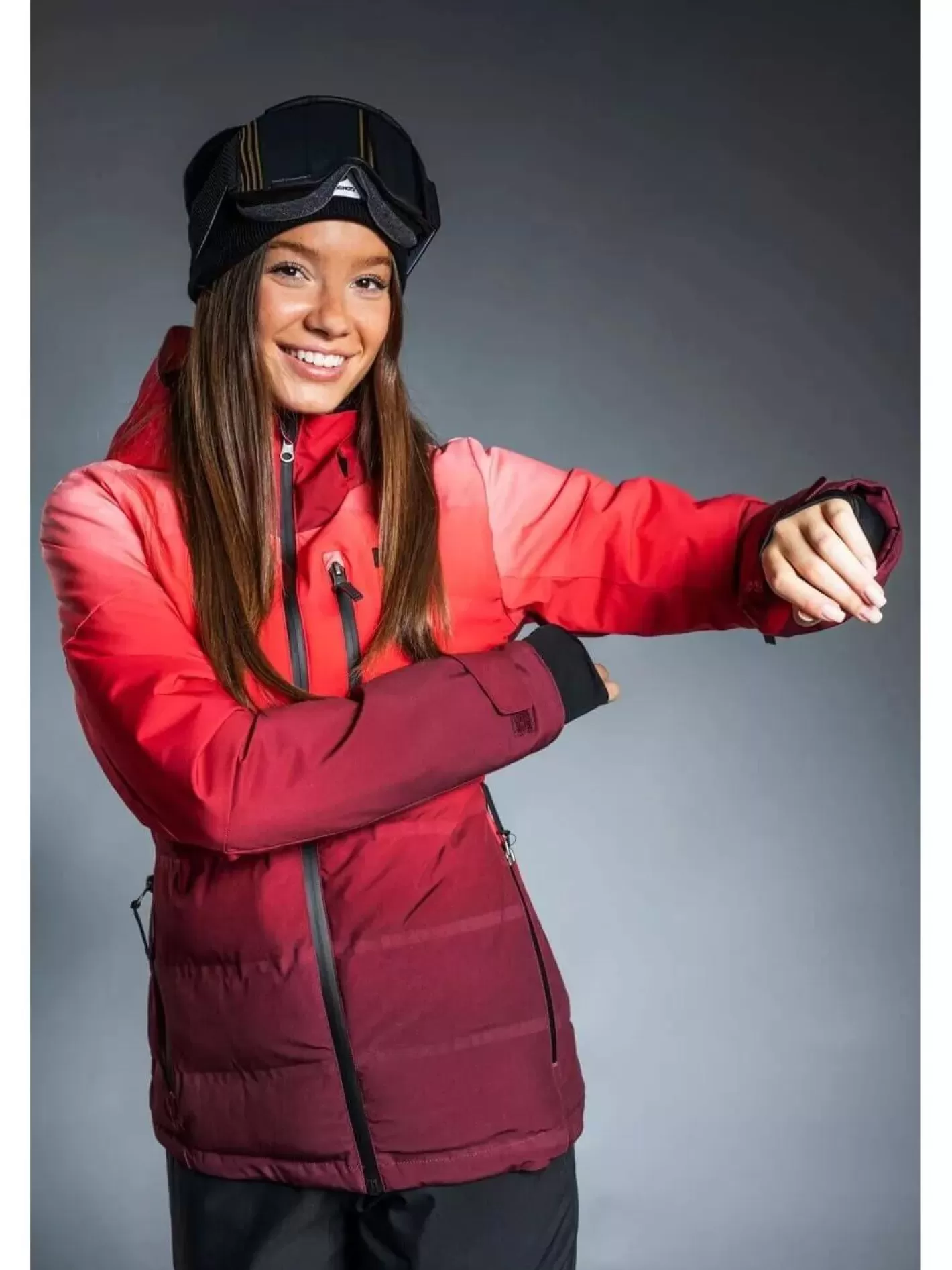 Ski Jacket^Fundango Pumila Padded Jacket Magenta