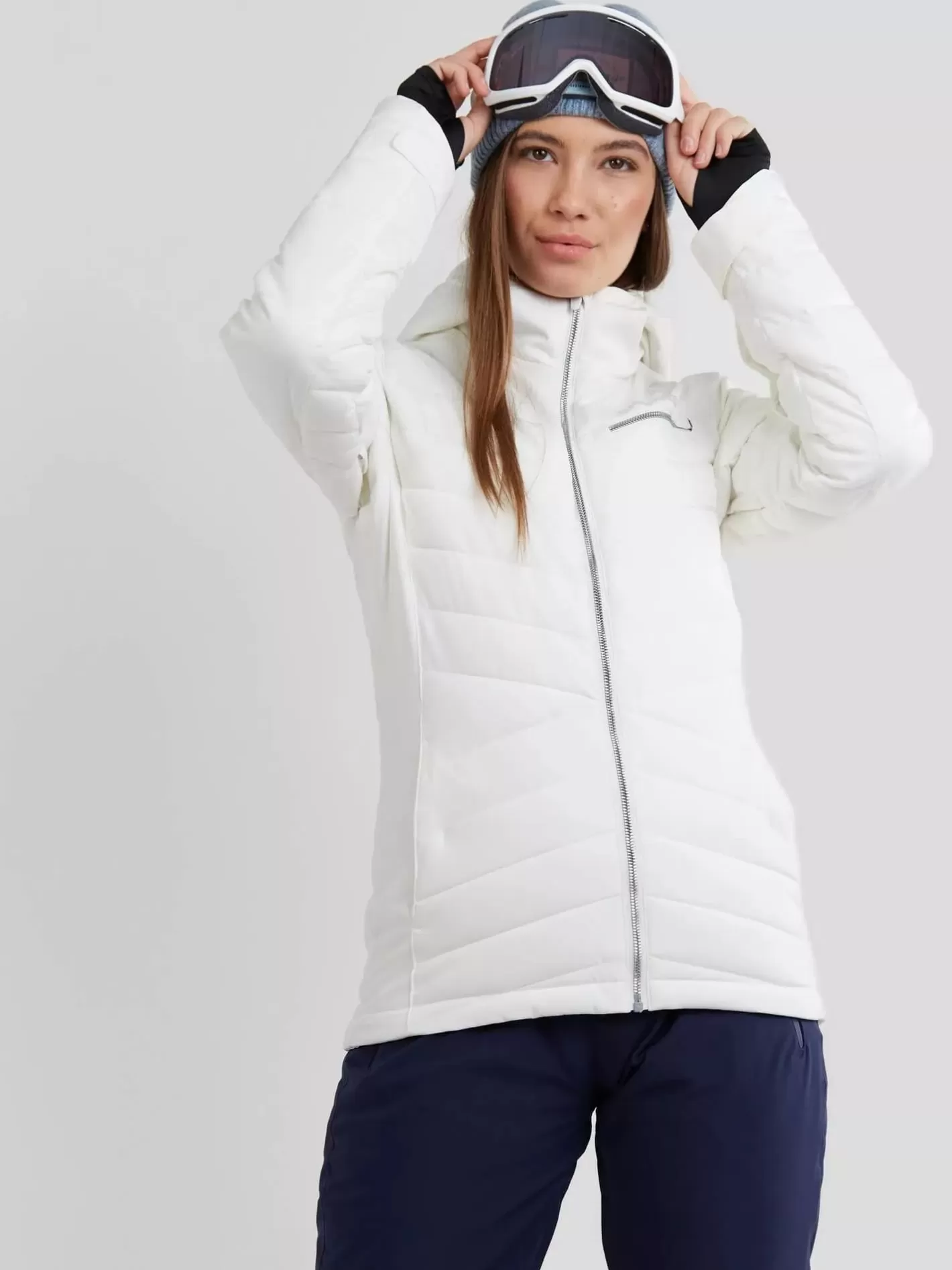 Ski Jacket^Fundango Punch Padded Jacket White
