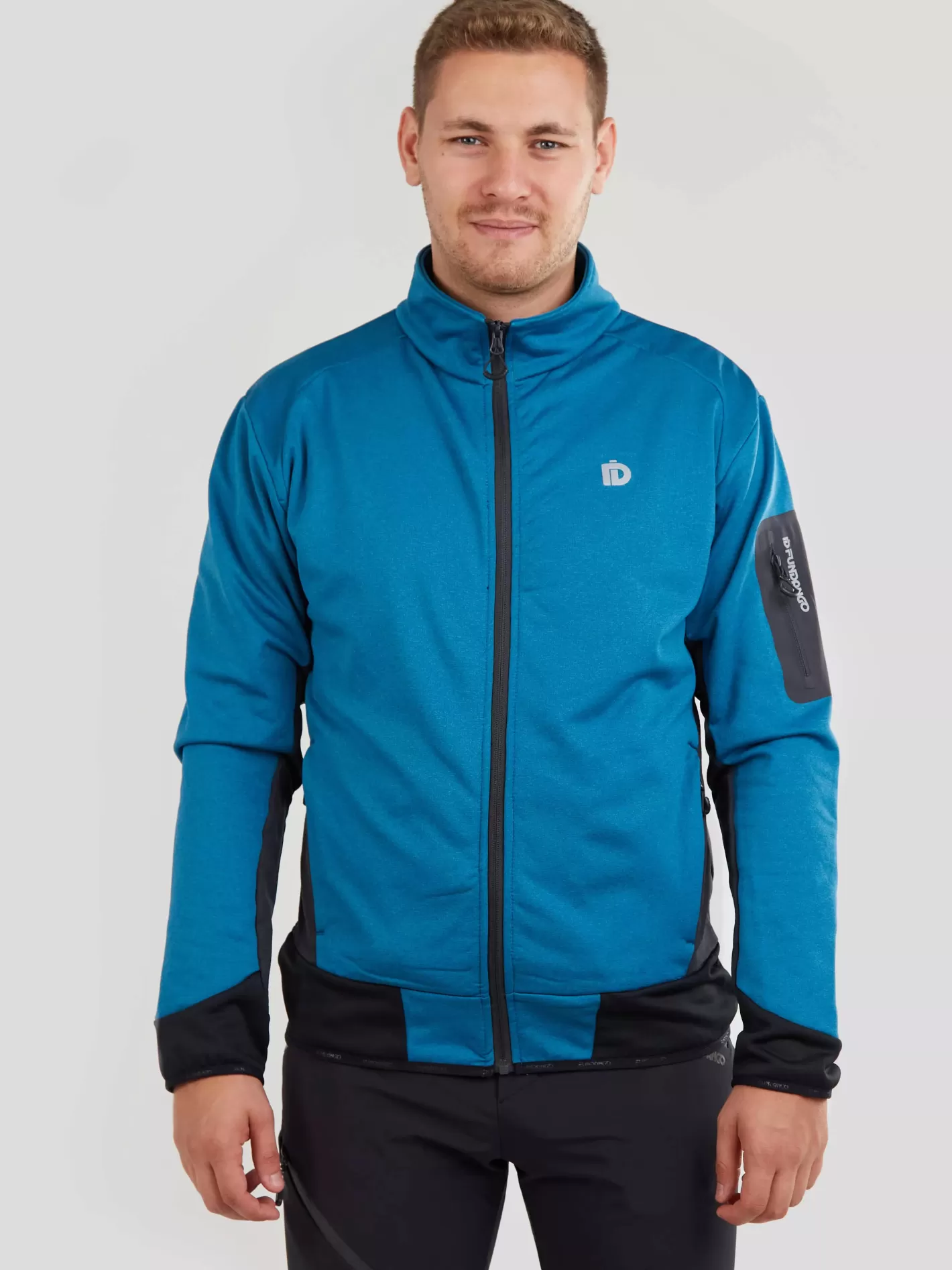 Softshell & Fleece^Fundango Rauris Midlayer M Light Blue
