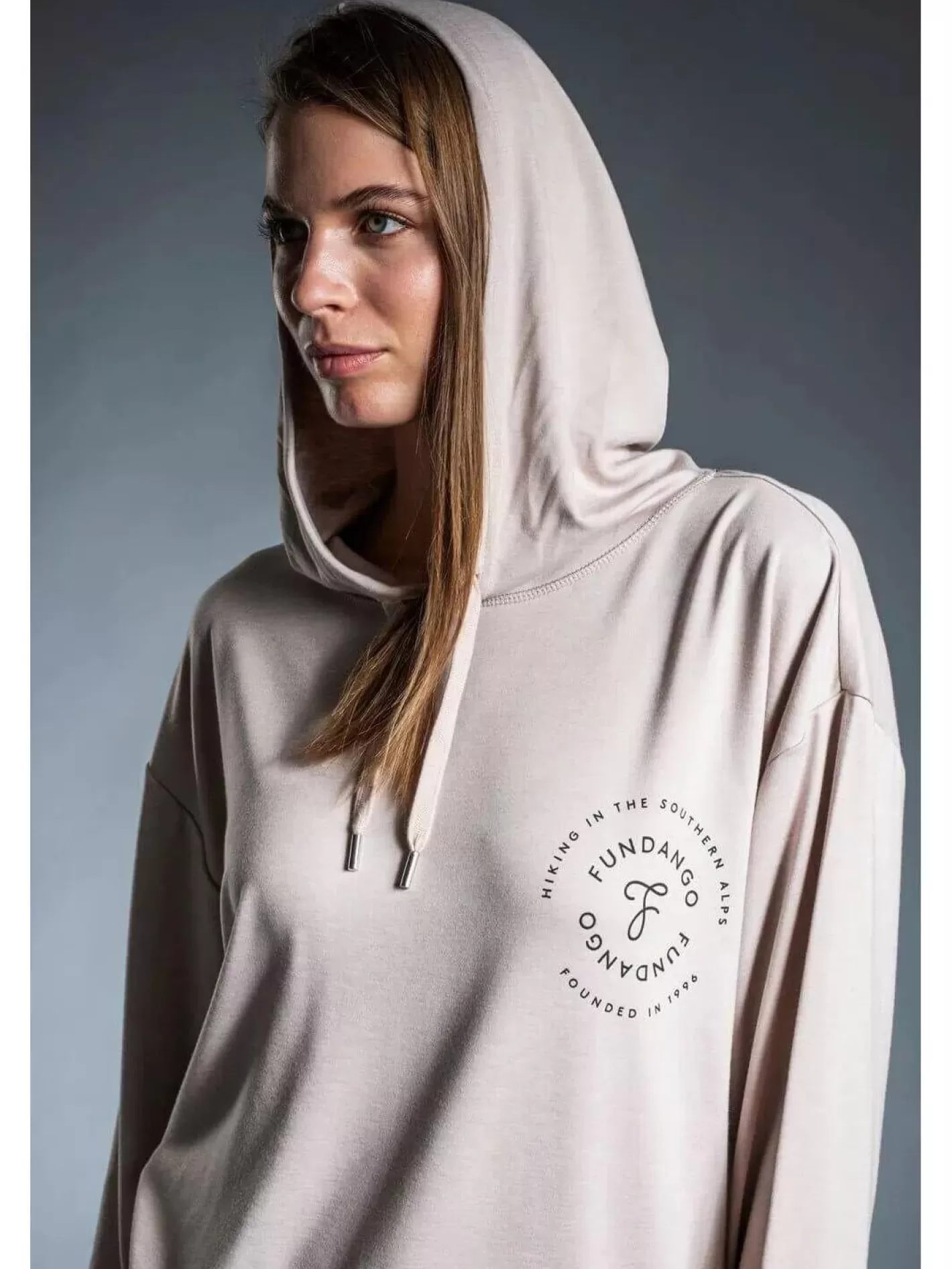 Sweatshirt^Fundango Richmond Hooded Pullover Sand