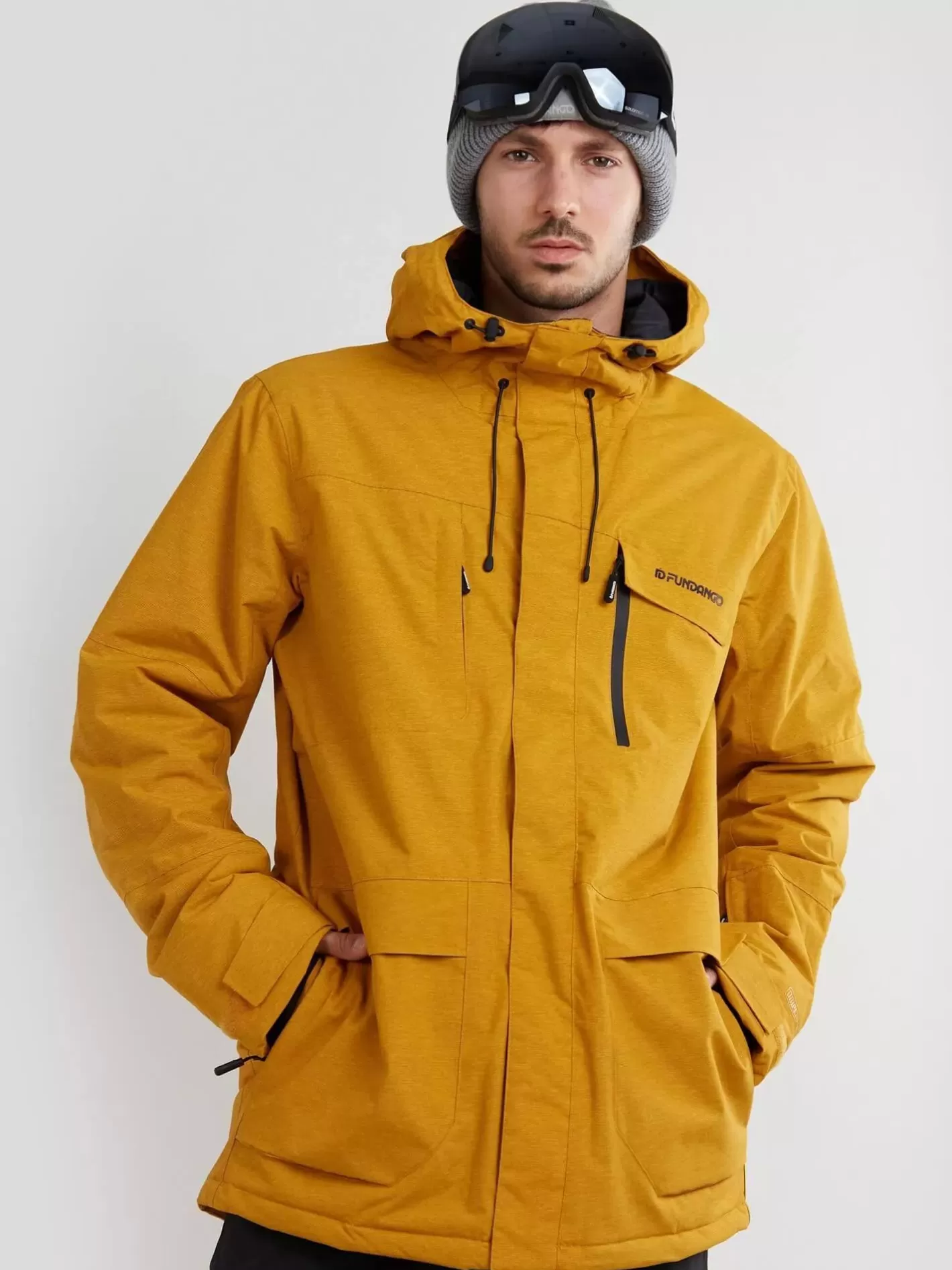 Ski Jacket^Fundango Ryder Jacket Orange