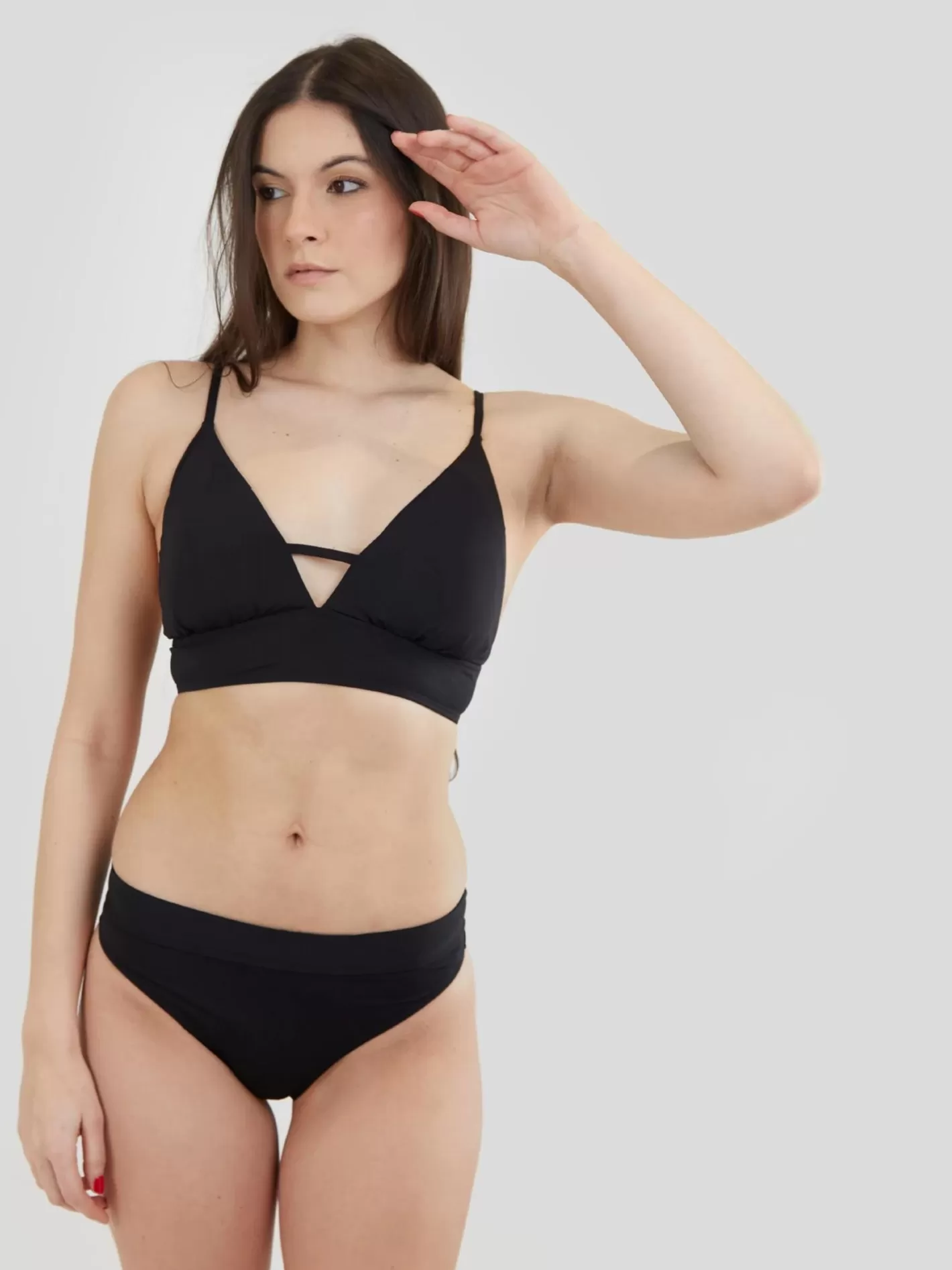 Bikinis^Fundango Sahara V-Neck Cami Top Black