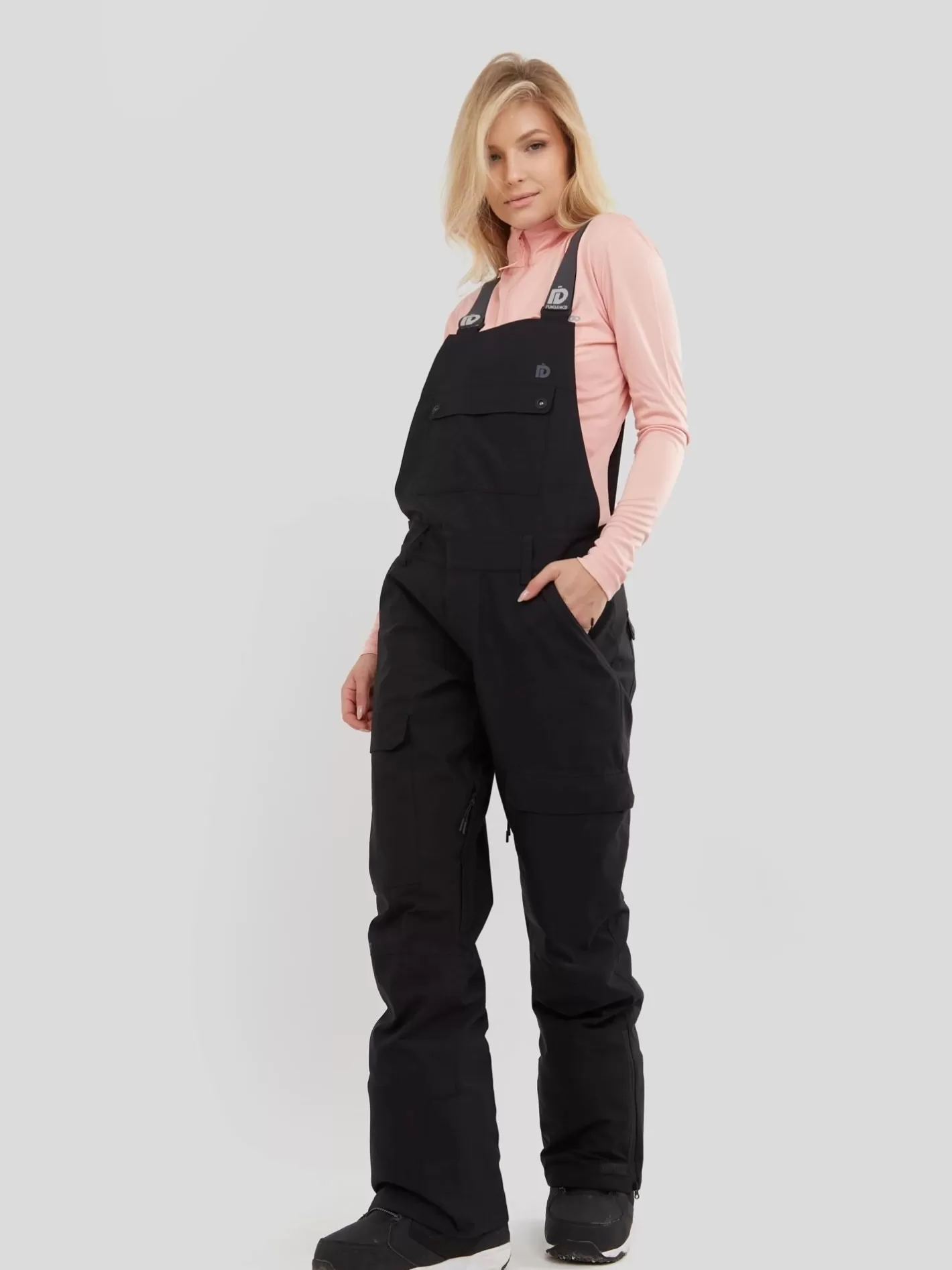 Ski Pants^Fundango Sakura Bib Pants Grey