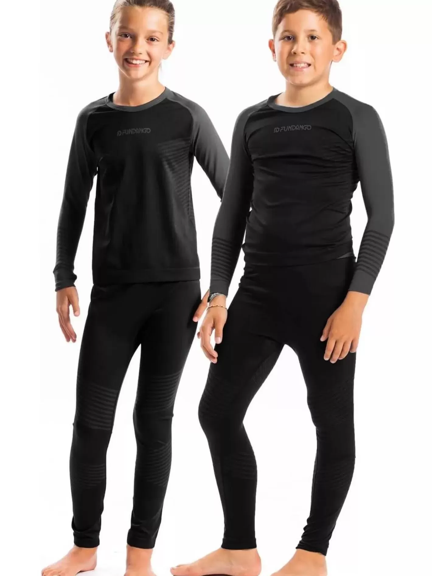 Pants^Fundango Seamless Jr Baselayer Set Black