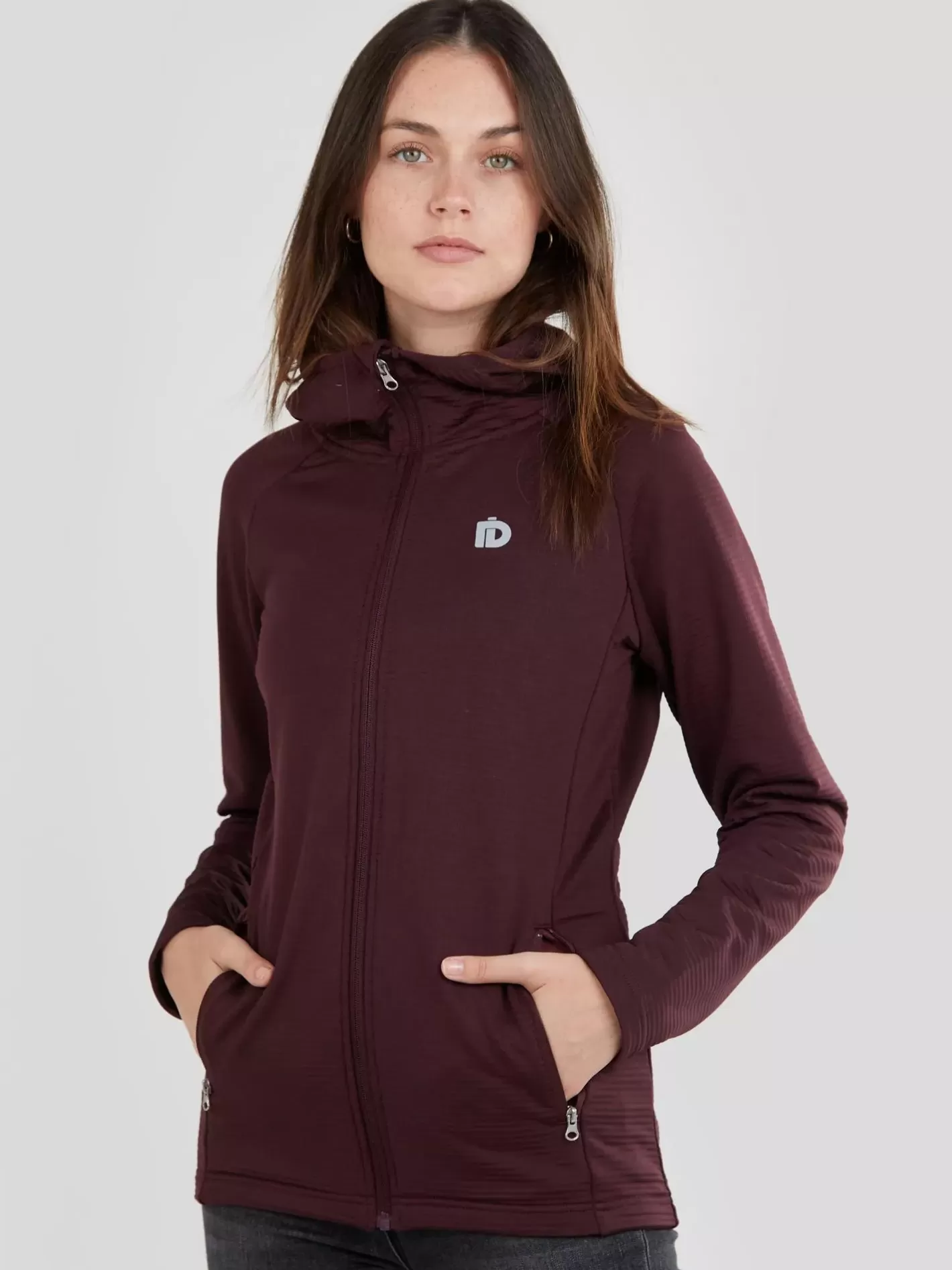 Sweatshirt^Fundango Share Hooded Fleece Purple
