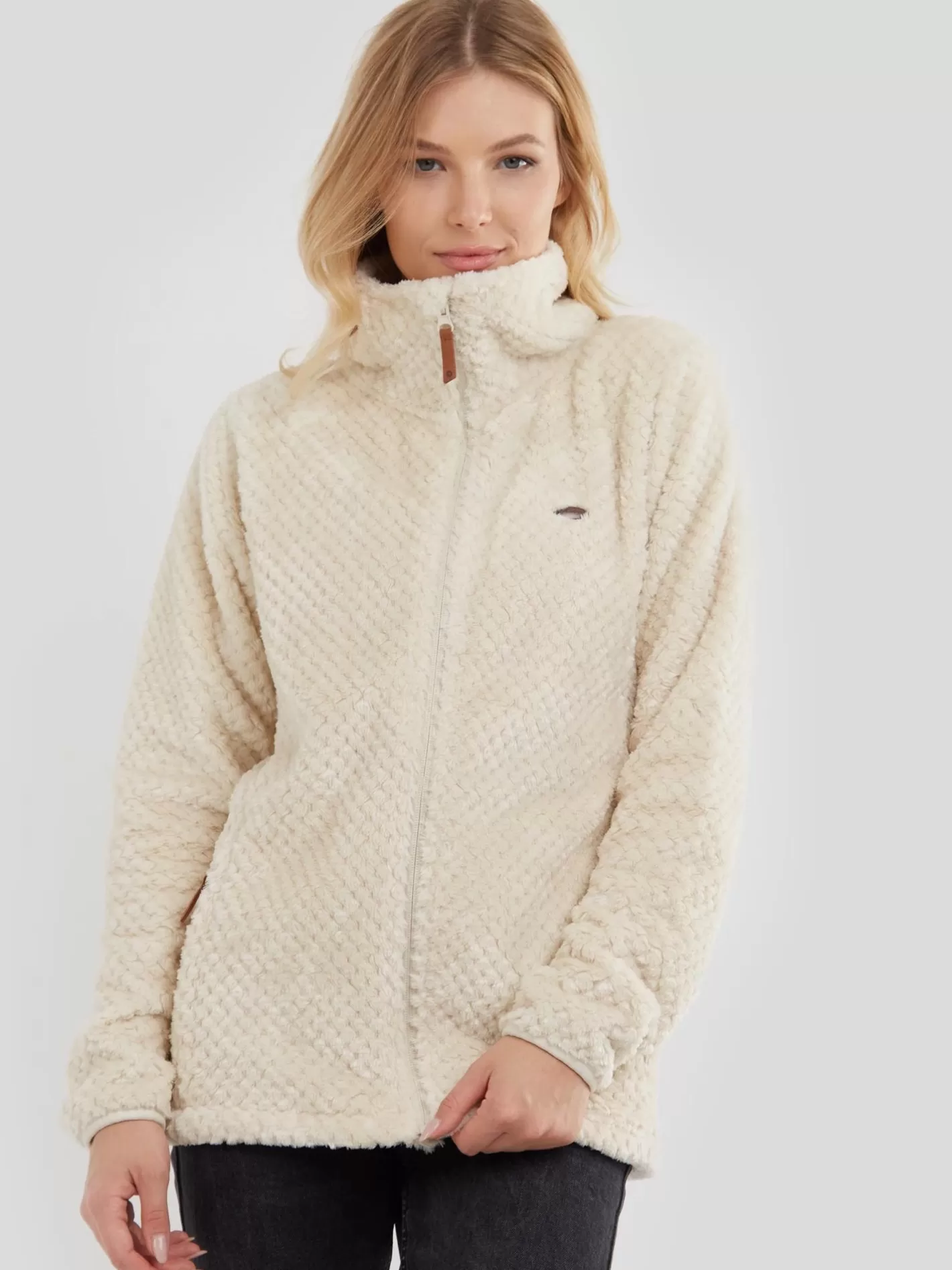 Softshell & Fleece^Fundango Shiren Fleece Jacket Sand