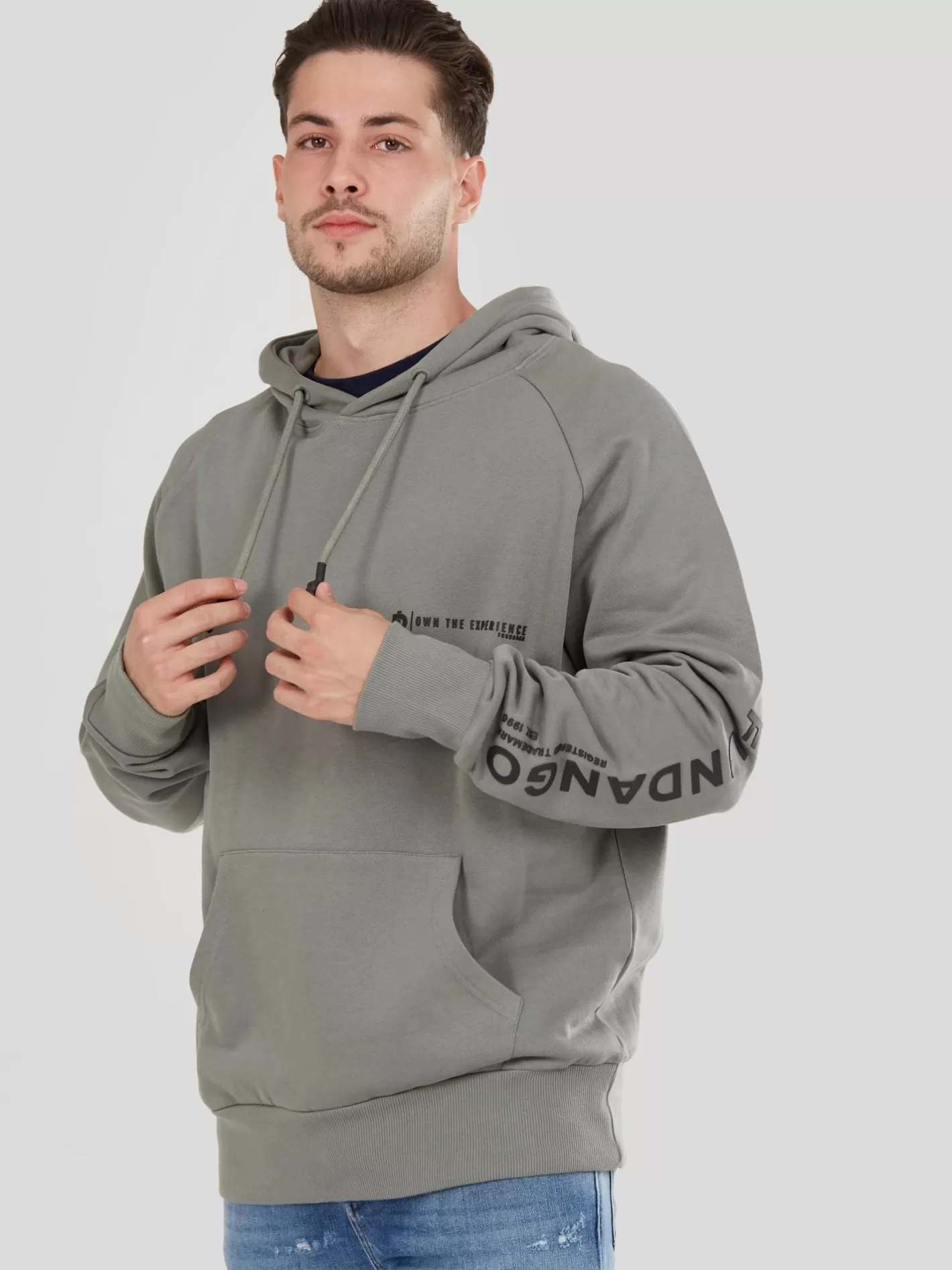 Sweatshirt^Fundango Talis Hooded Sweatshirt Green