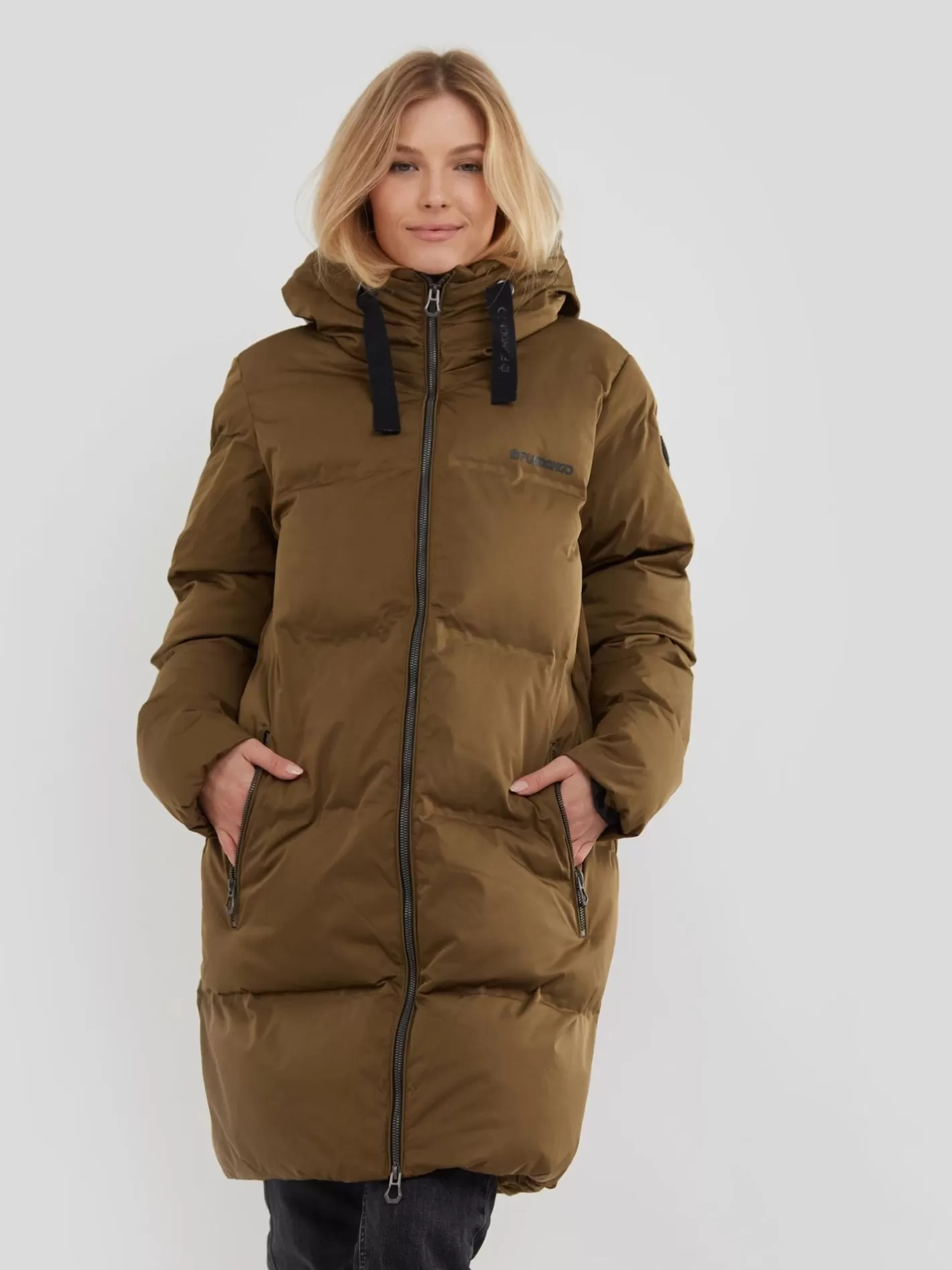 Casual Jackets^Fundango Vanessa Padded Jacket Oliv