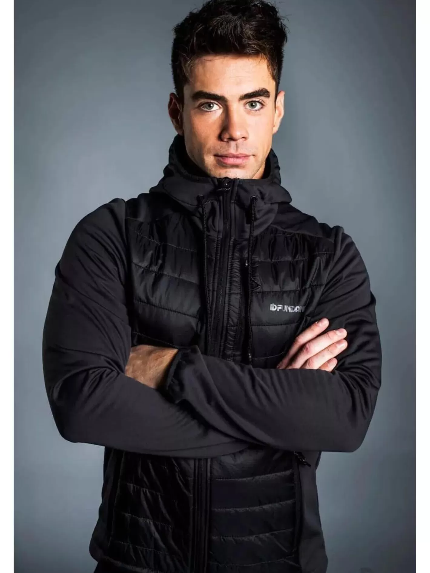 Softshell & Fleece^Fundango Vermont Hybrid Jacket Black