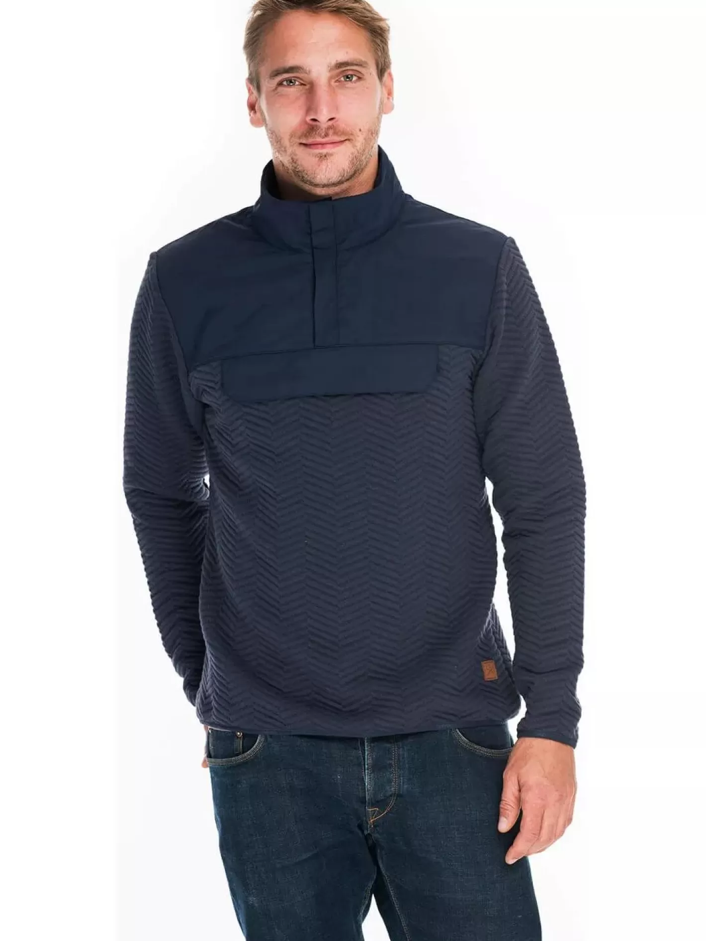Sweatshirt^Fundango Vertigo Dark Blue
