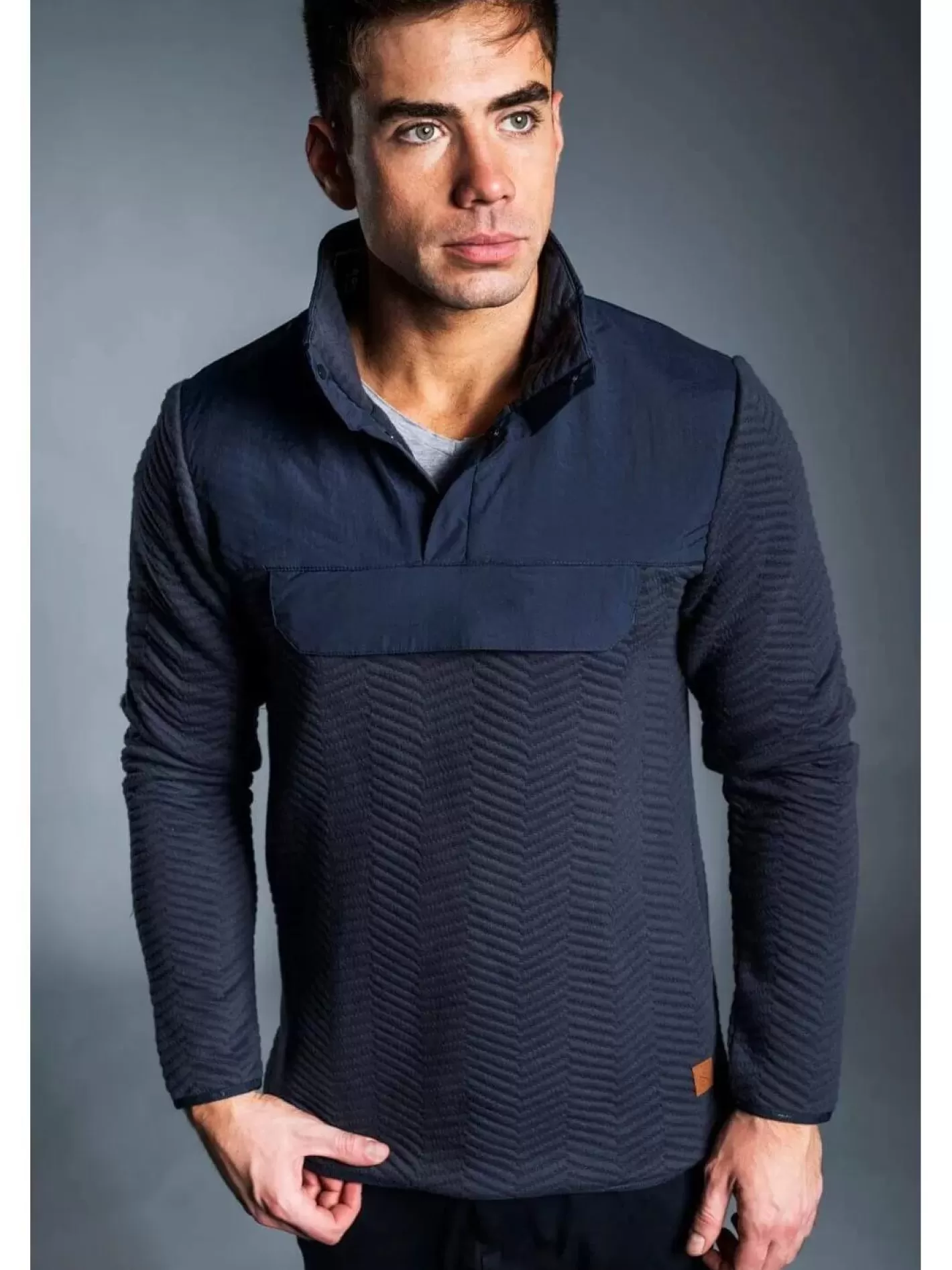 Sweatshirt^Fundango Vertigo Pullover Dark Blue