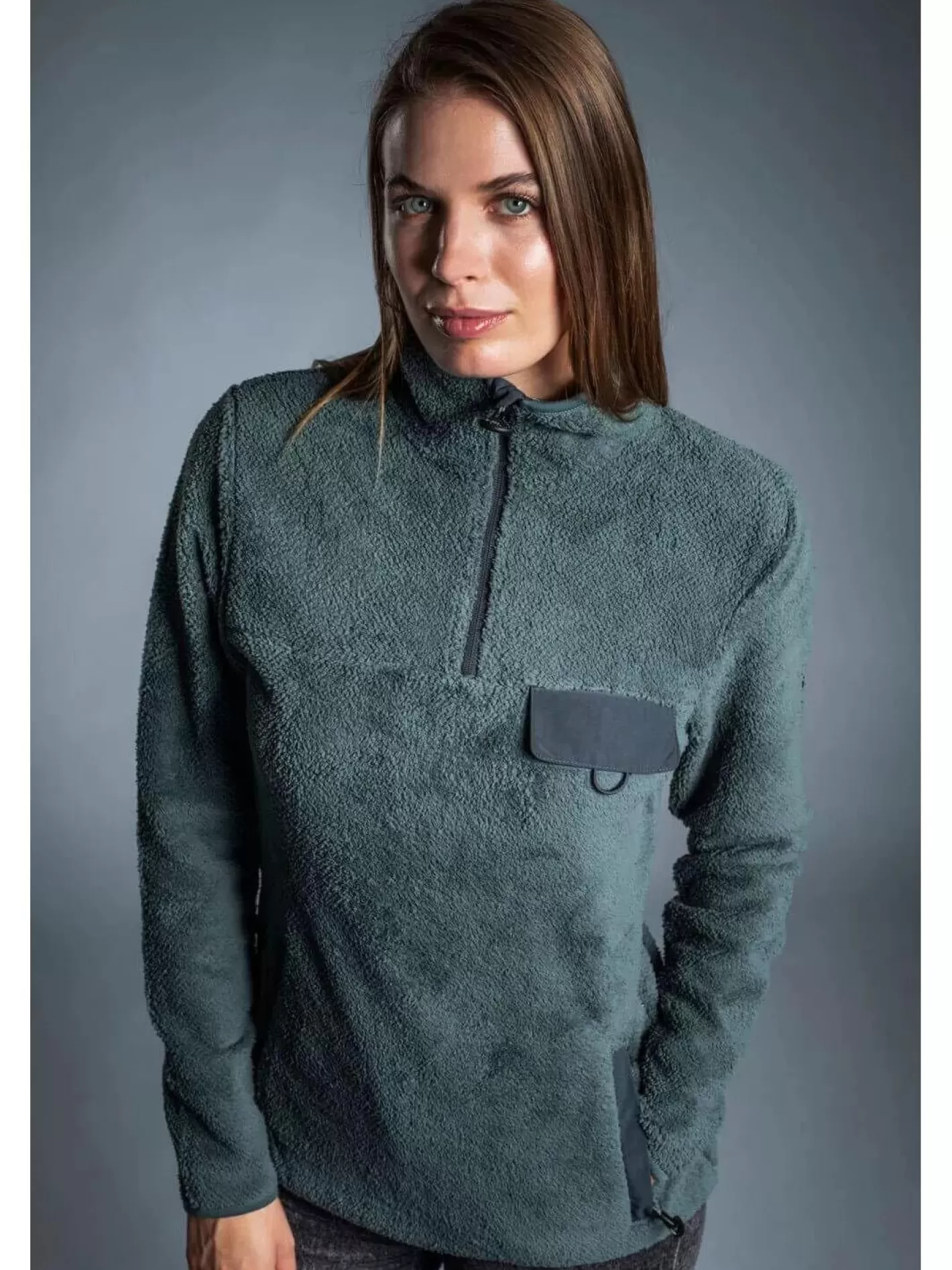 Sweatshirt^Fundango Vinona Fleece Pullover Oliv