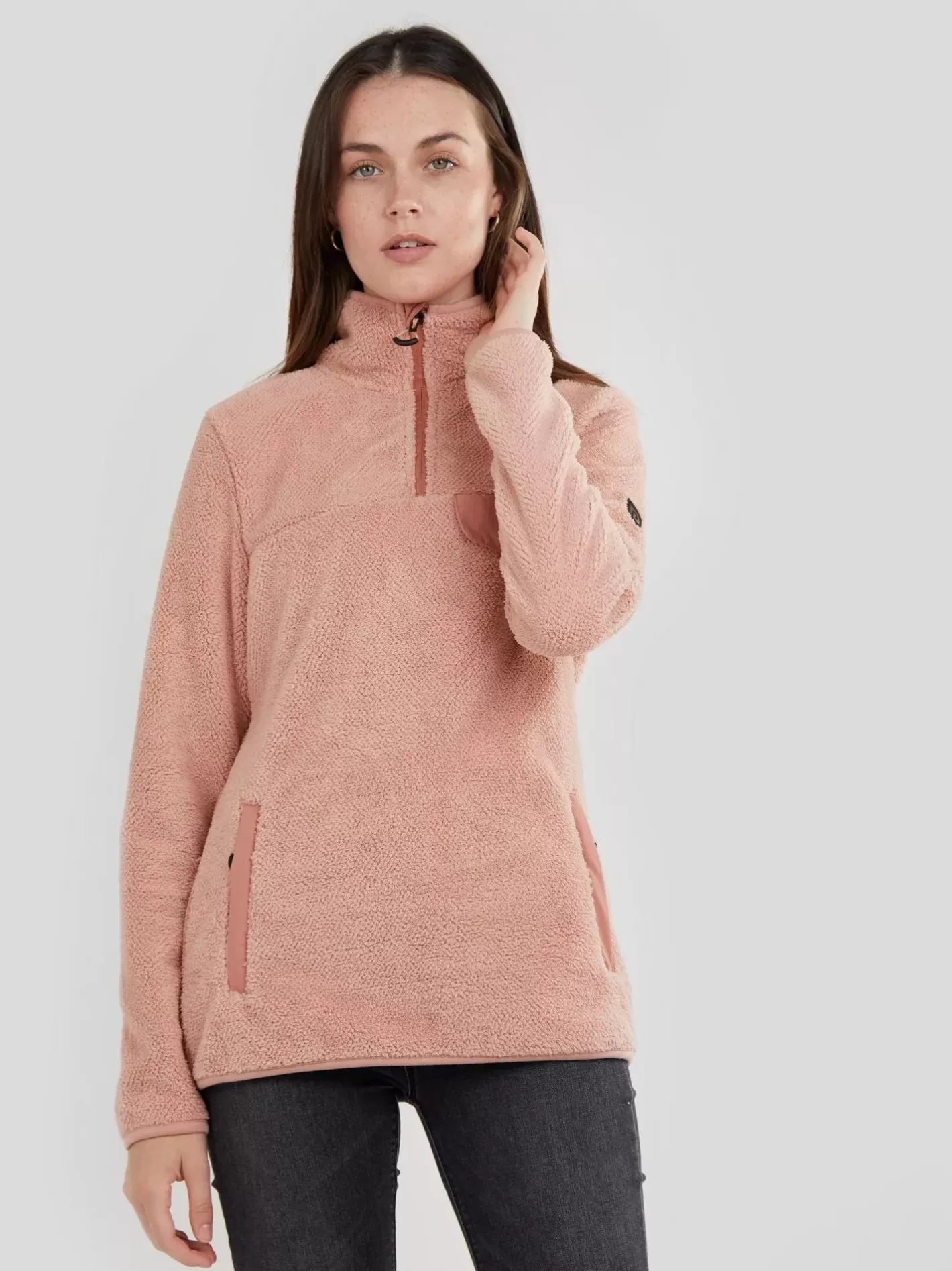 Sweatshirt^Fundango Vinona Fleece Pullover Pink