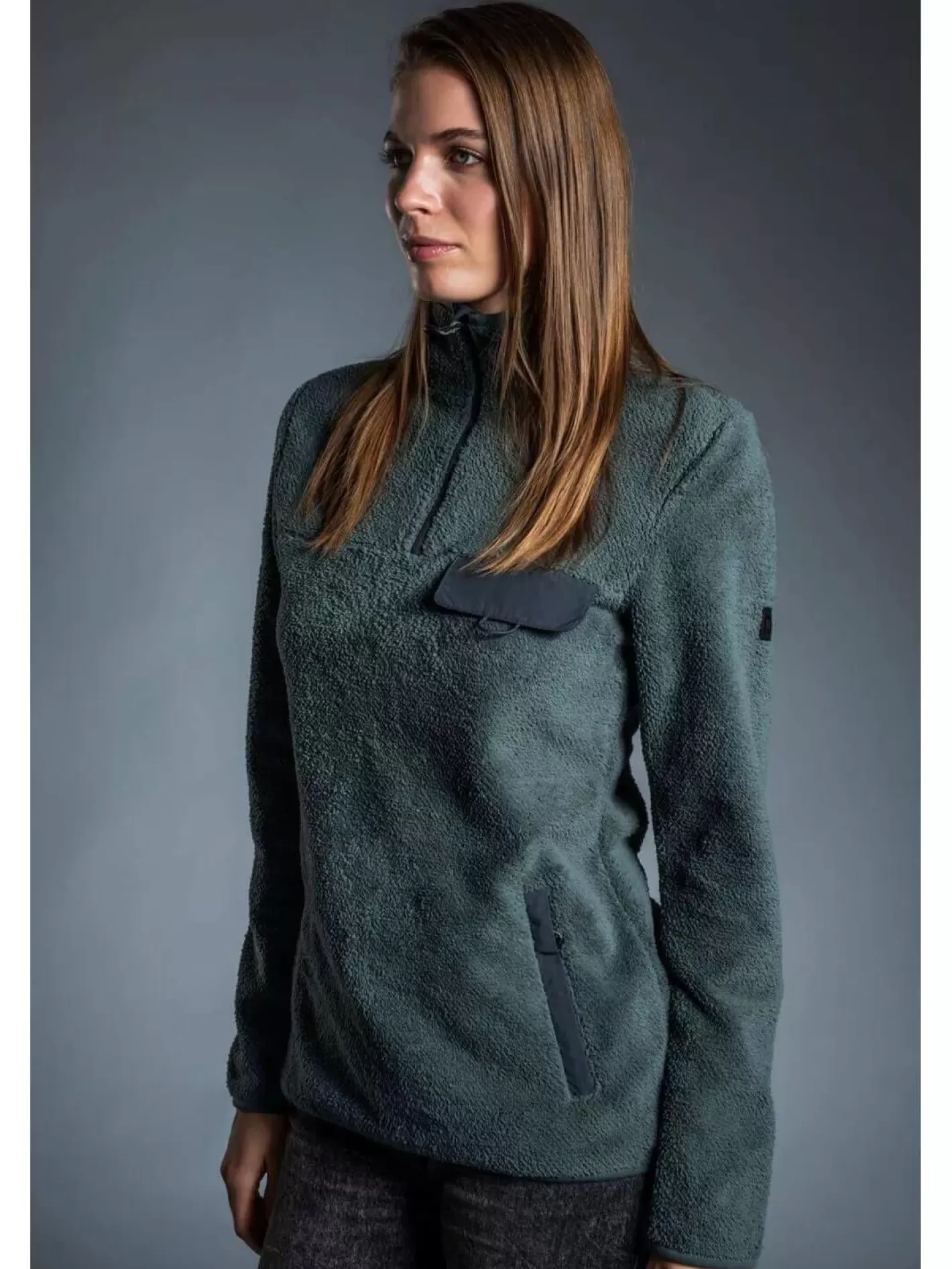 Sweatshirt^Fundango Vinona Fleece Pullover Oliv