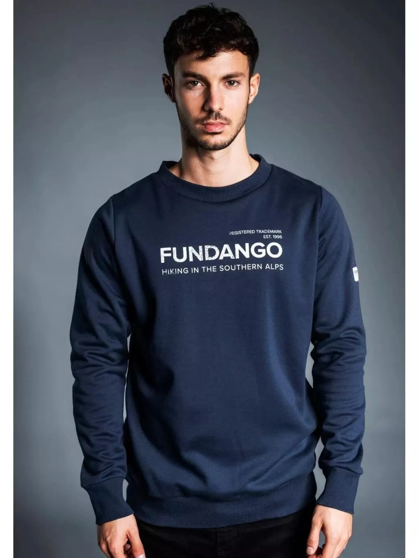 Sweatshirt^Fundango Warren Pullover Blue