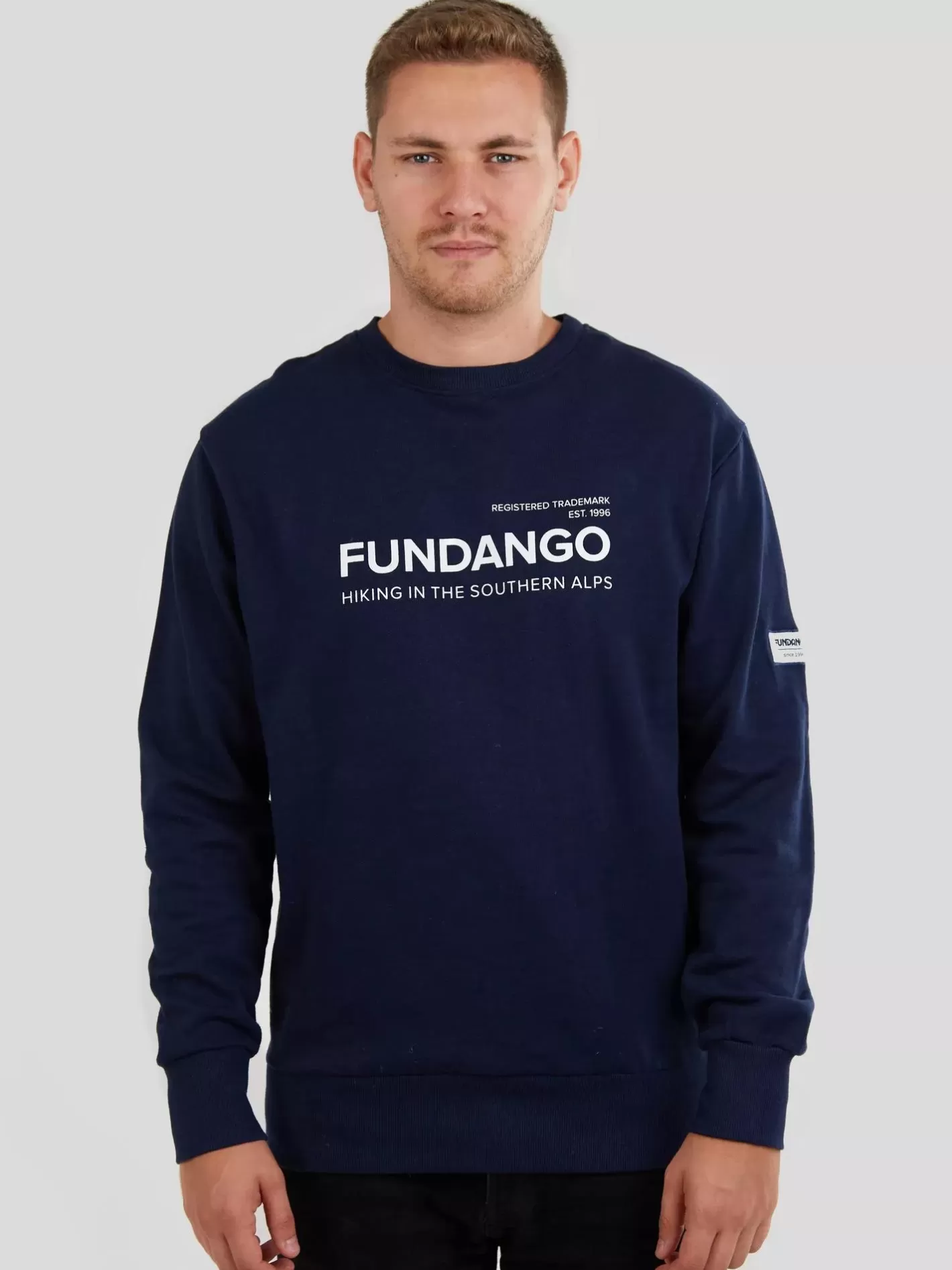Sweatshirt^Fundango Warren Sweatshirt Blue