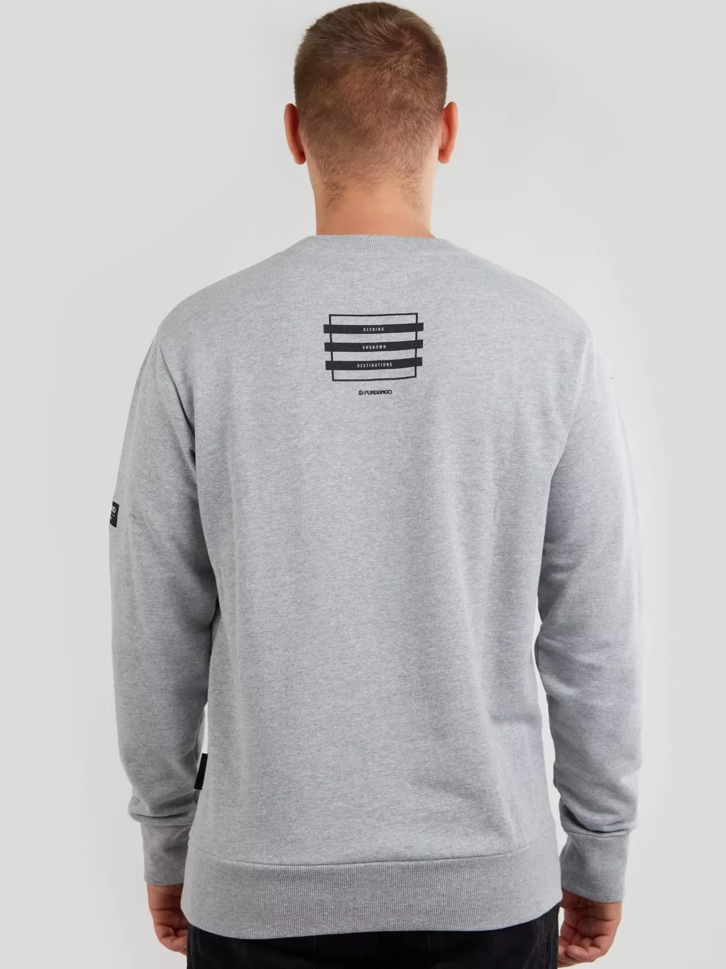 Sweatshirt^Fundango Warren Sweatshirt Grey