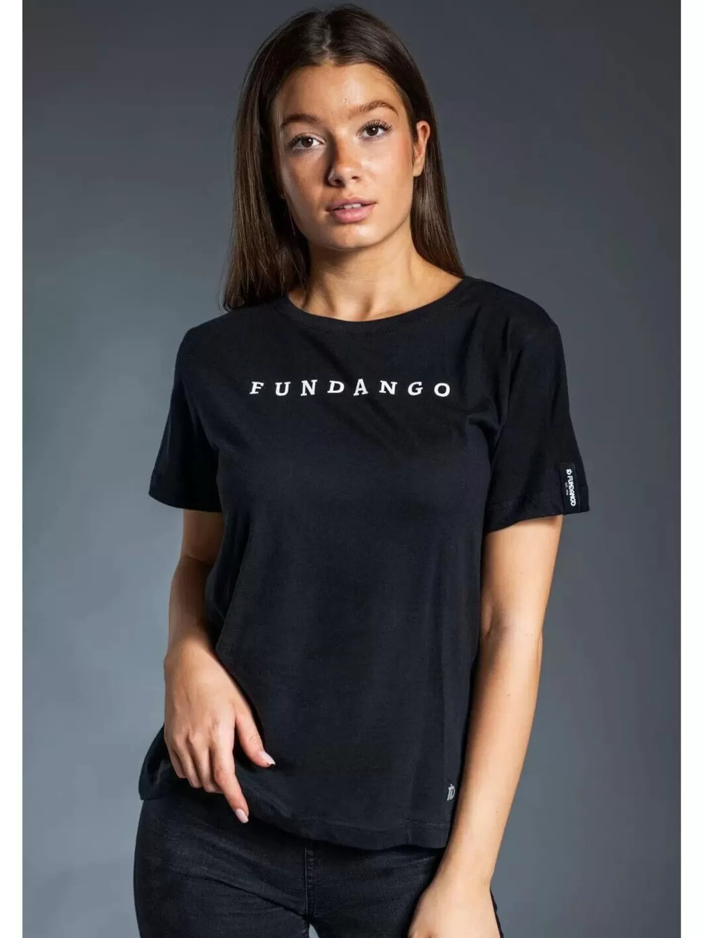 T-Shirt^Fundango Womens Logo T Black