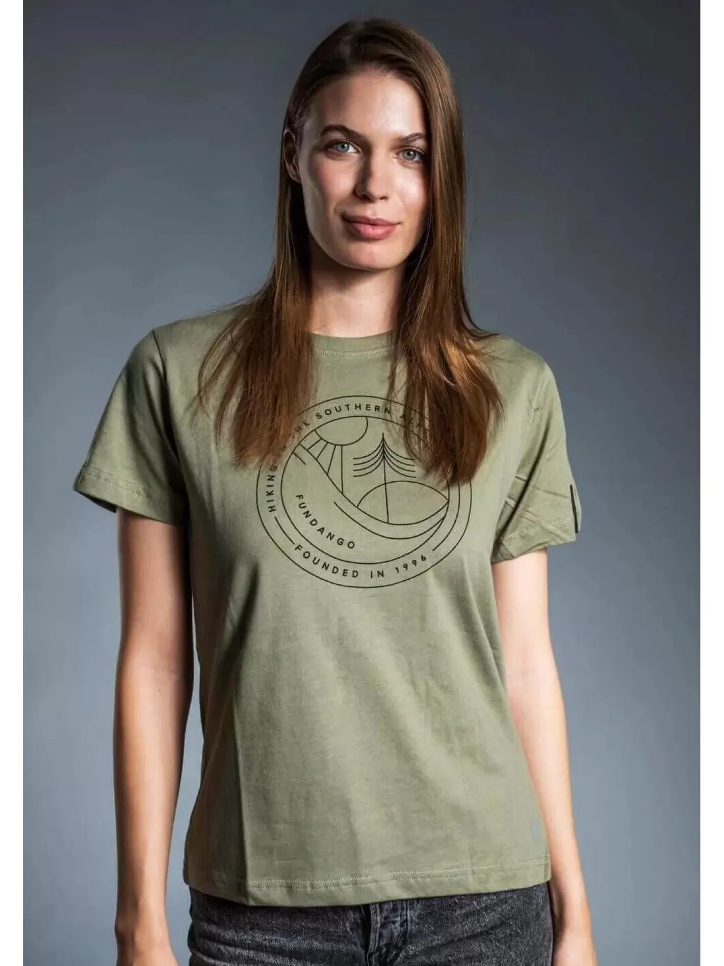 T-Shirt^Fundango Womens Logo T Oliv