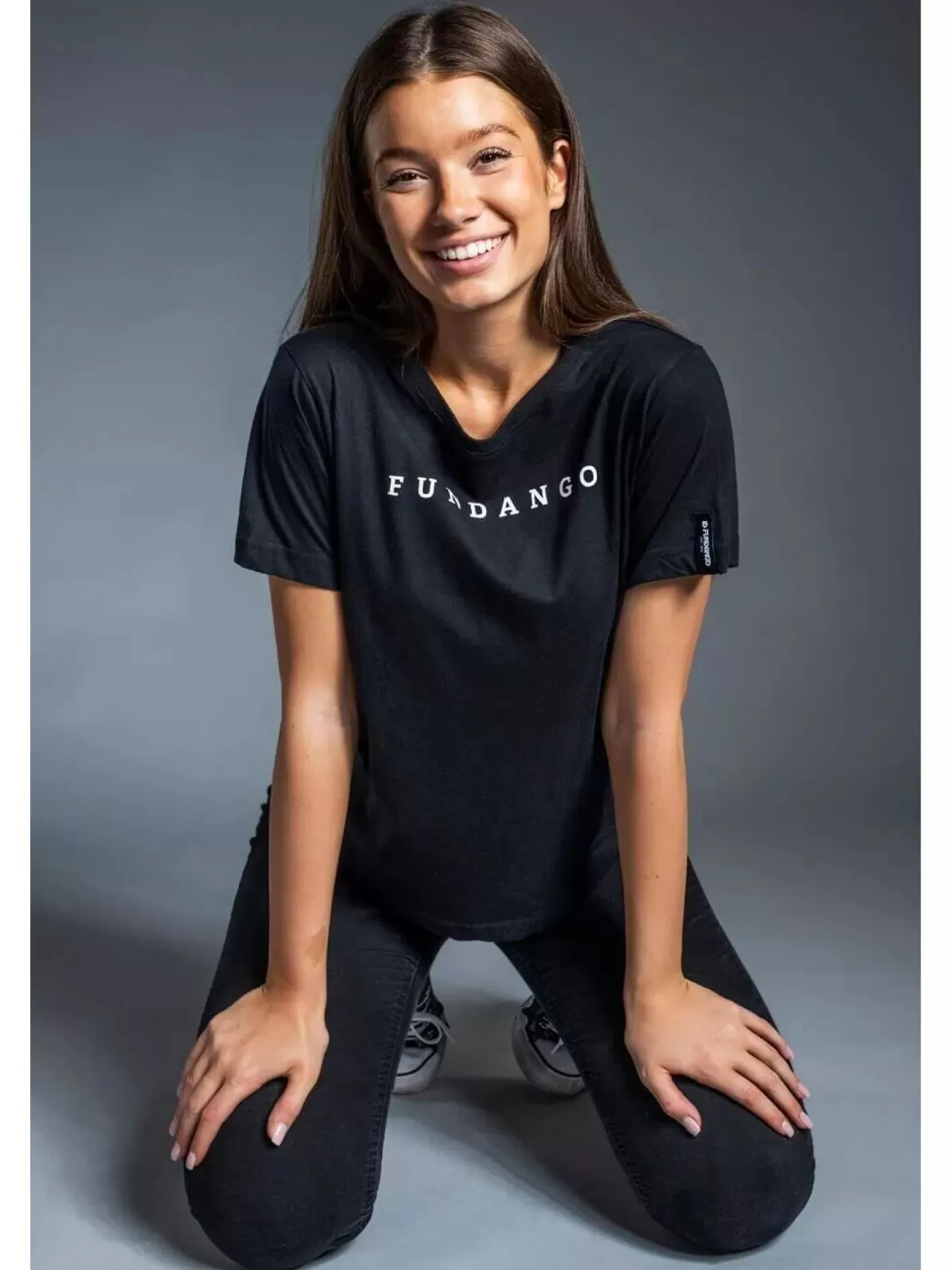 T-Shirt^Fundango Womens Logo T Black